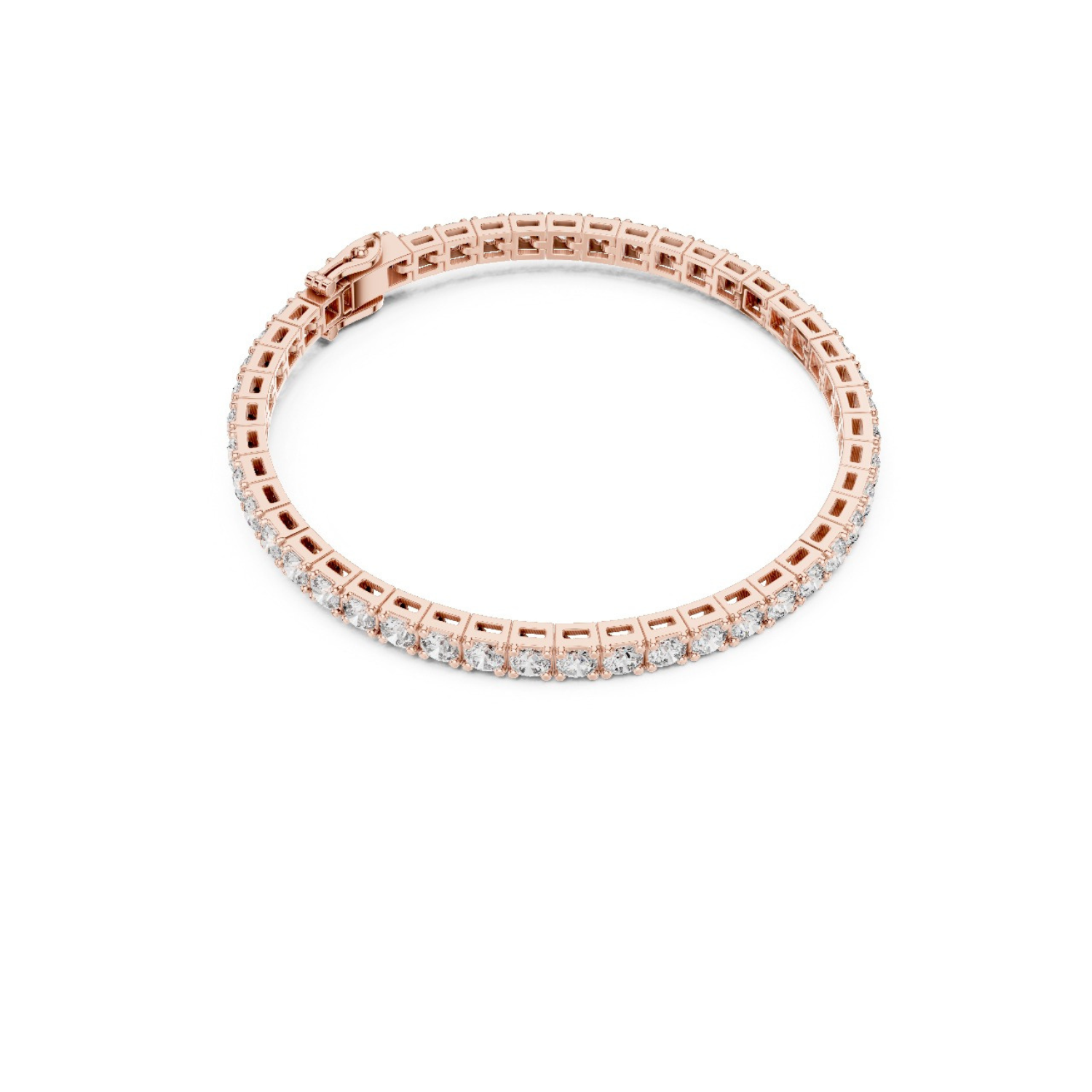 Natural Diamond Tennis Bracelet – 5.17ct EF/VS Signature Luxe Collection