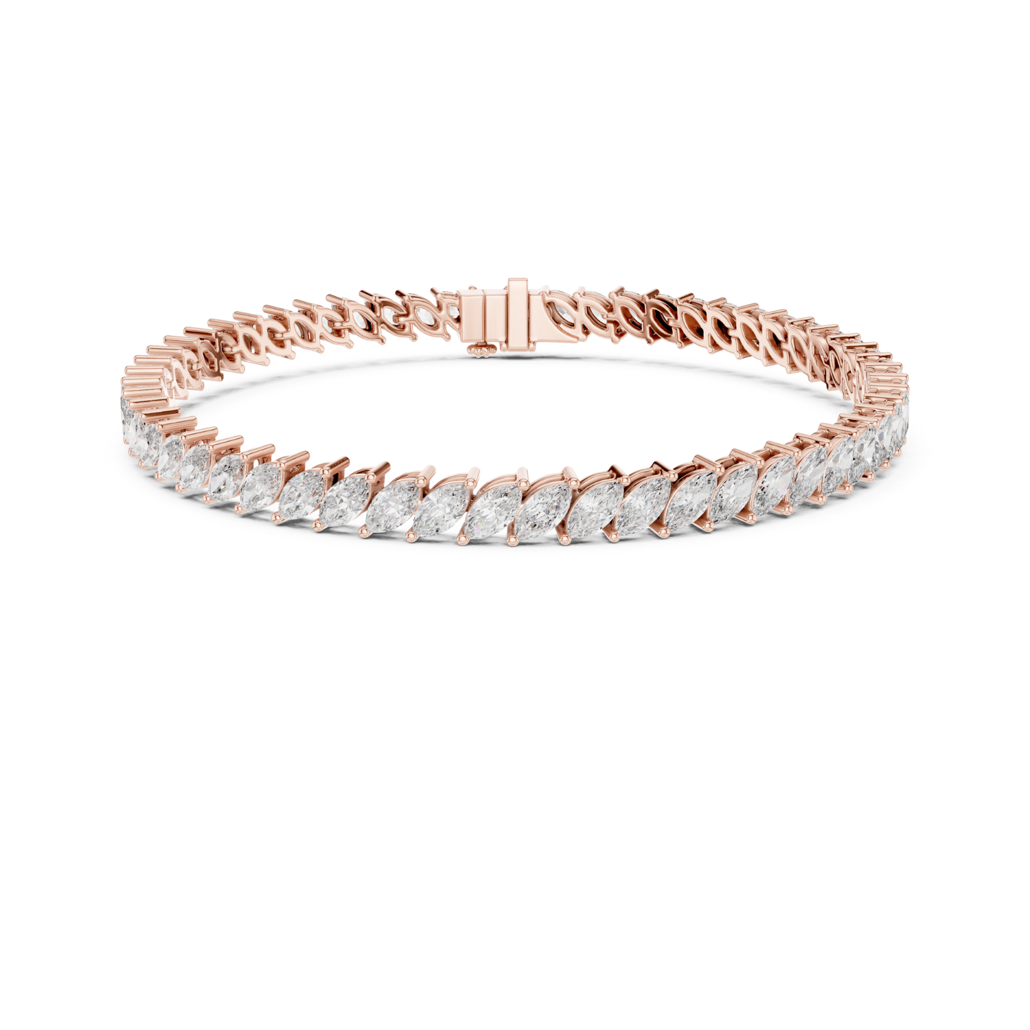 Natural Diamond Tennis Bracelet – 8.40ct GH/SI Noble Crown Luxe Series