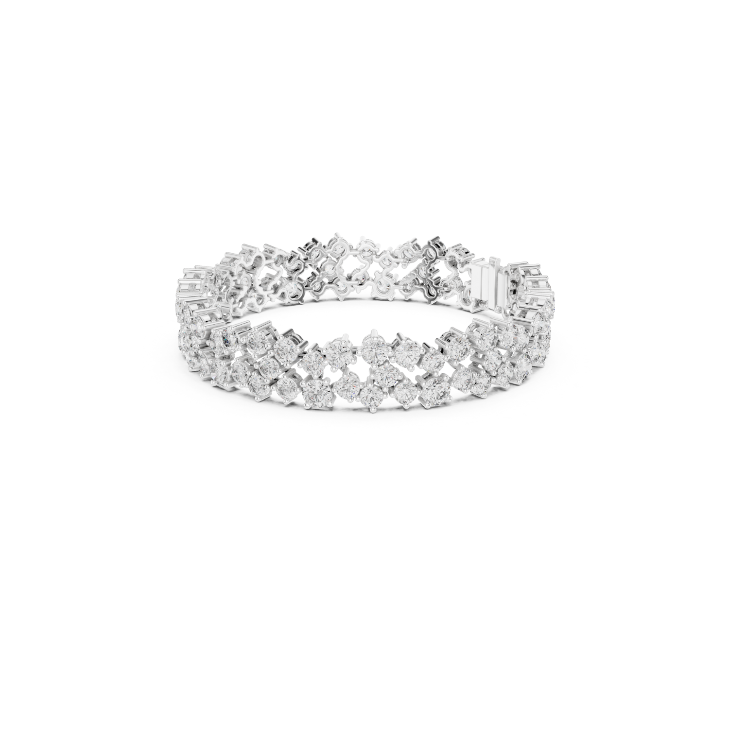 Natural Diamond Tennis Bracelet –14.45ct I/VS1 Ultimate Prestige Luxe Edition