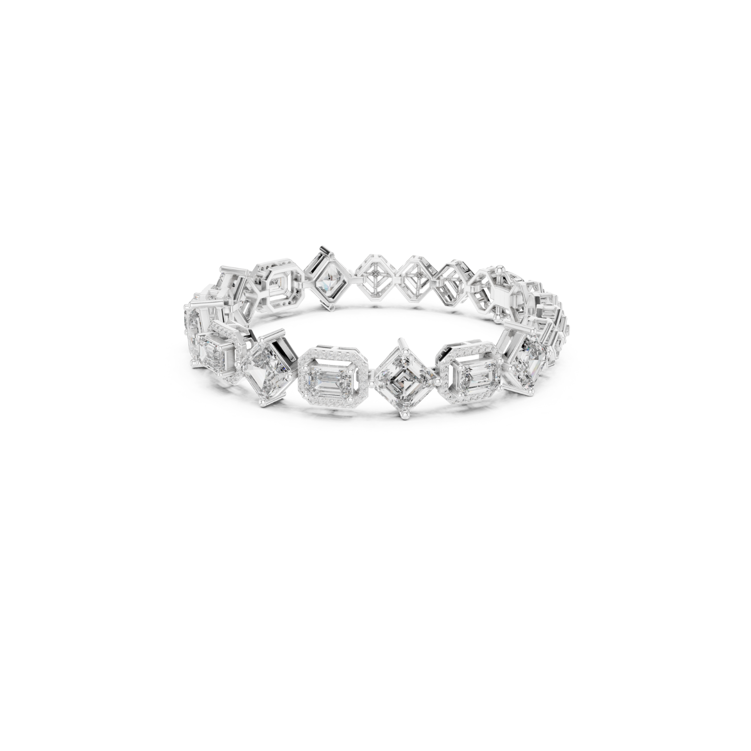 Natural Diamond Tennis Bracelet – 12.04ct H/VS1 Royal Heirloom Collection