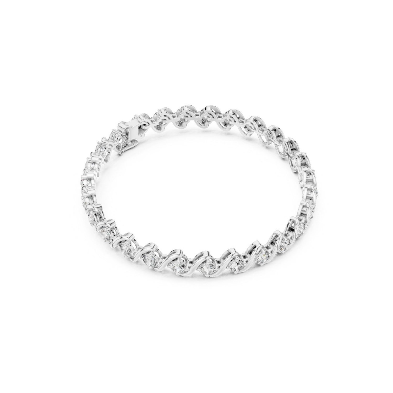 Natural Diamond Tennis Bracelet – 6.45ct H/SI1 Exclusive Heritage Luxe