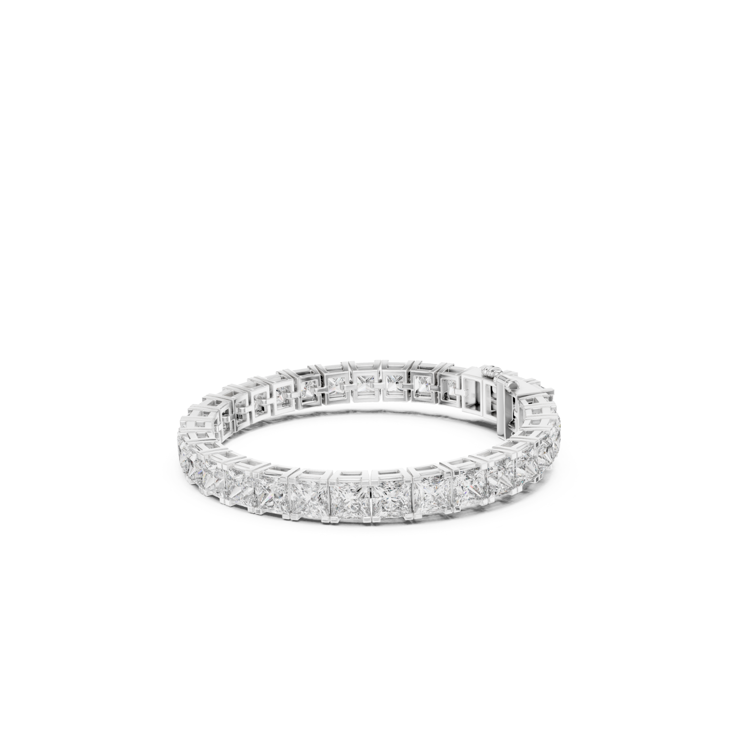 Natural Diamond Tennis Bracelet – 24.28ct H/VS1 Crown Jewel Opulent Edition