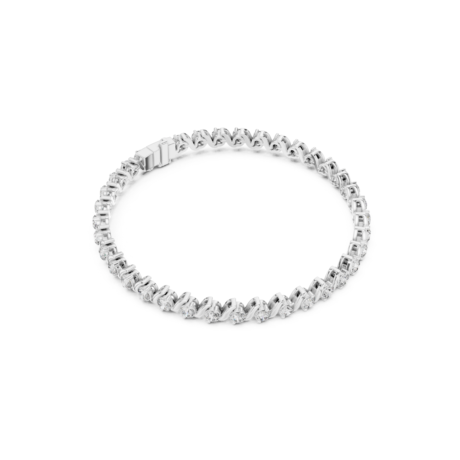 Natural Diamond Tennis Bracelet – 3.60ct EF/VS Opulent Luxe Collection