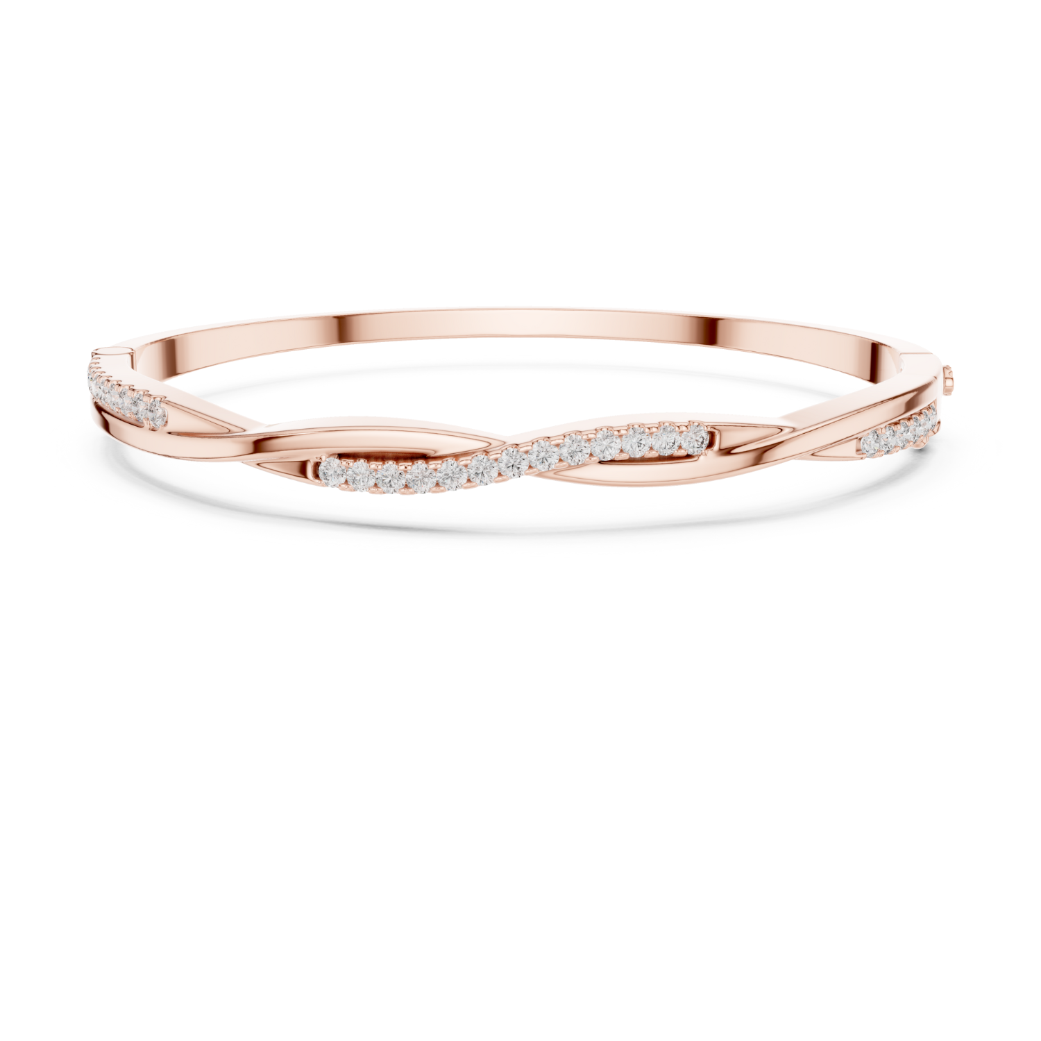 Natural Diamond Bangle Bracelet – 0.70ct EF/VS Heirloom Luxe Collection