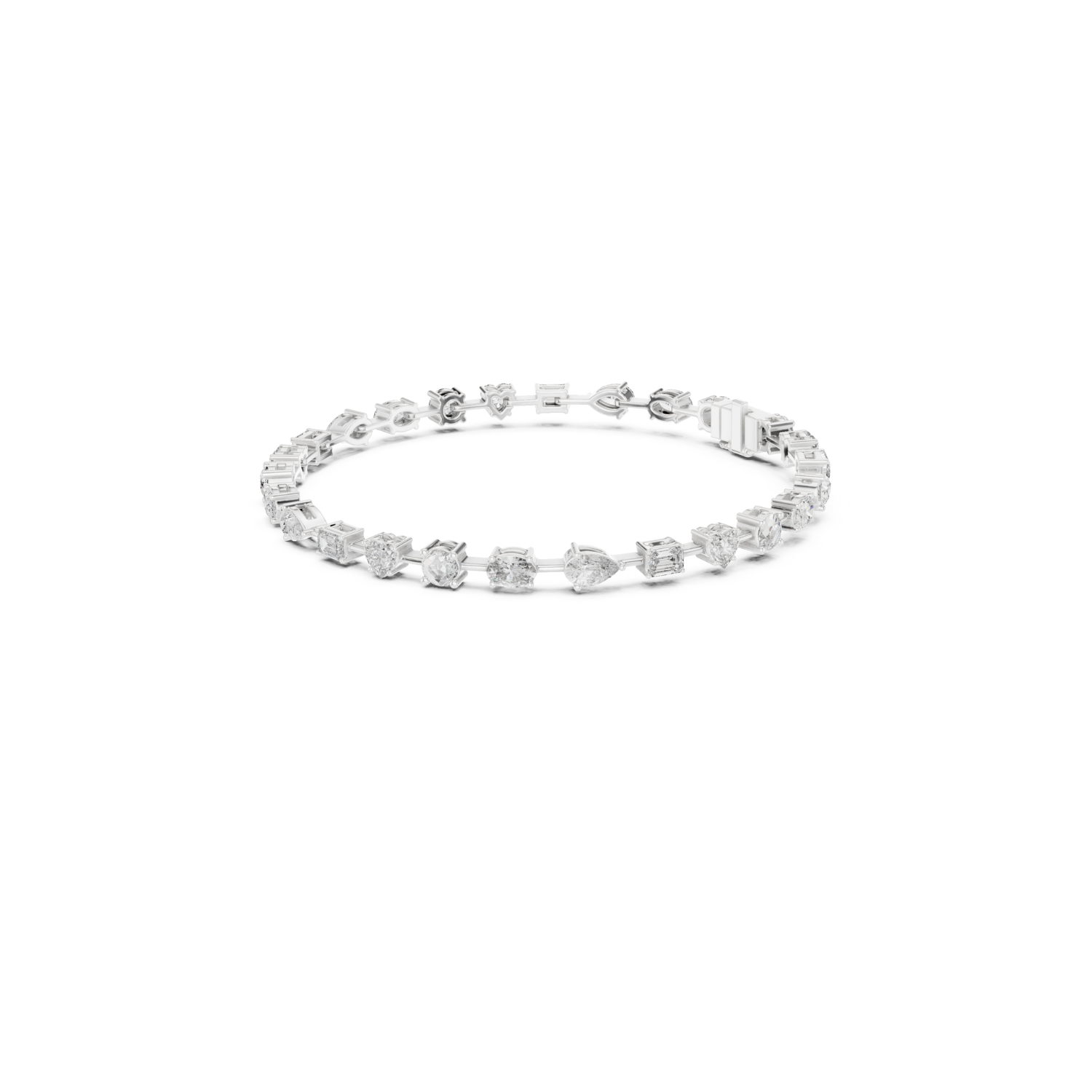 Natural Diamond Tennis Bracelet – 3.99ct GH/VS Supreme Royal Luxe