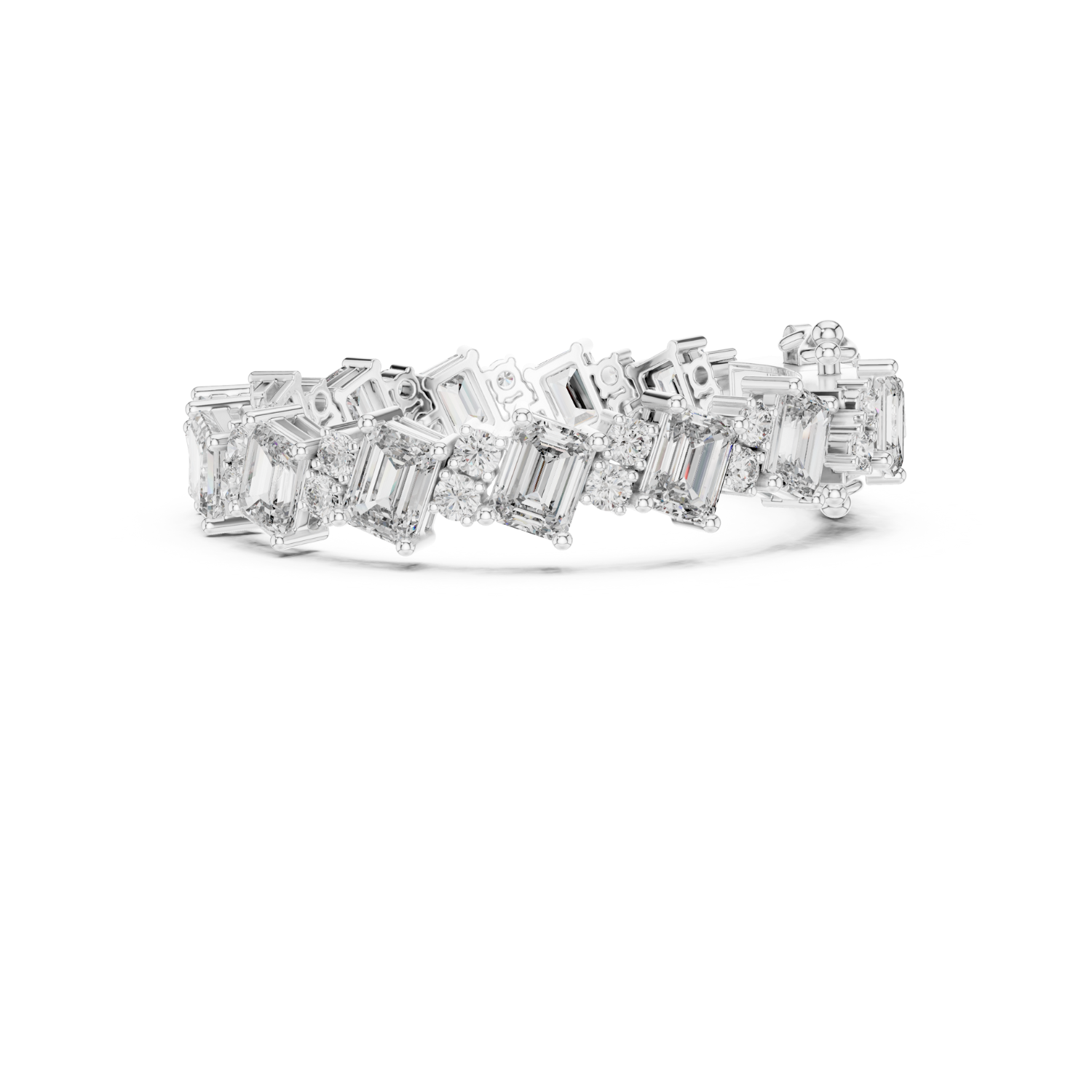 Natural Diamond Tennis Bracelet – 27.43ct J/SI1 Noble Grace Prestige Series