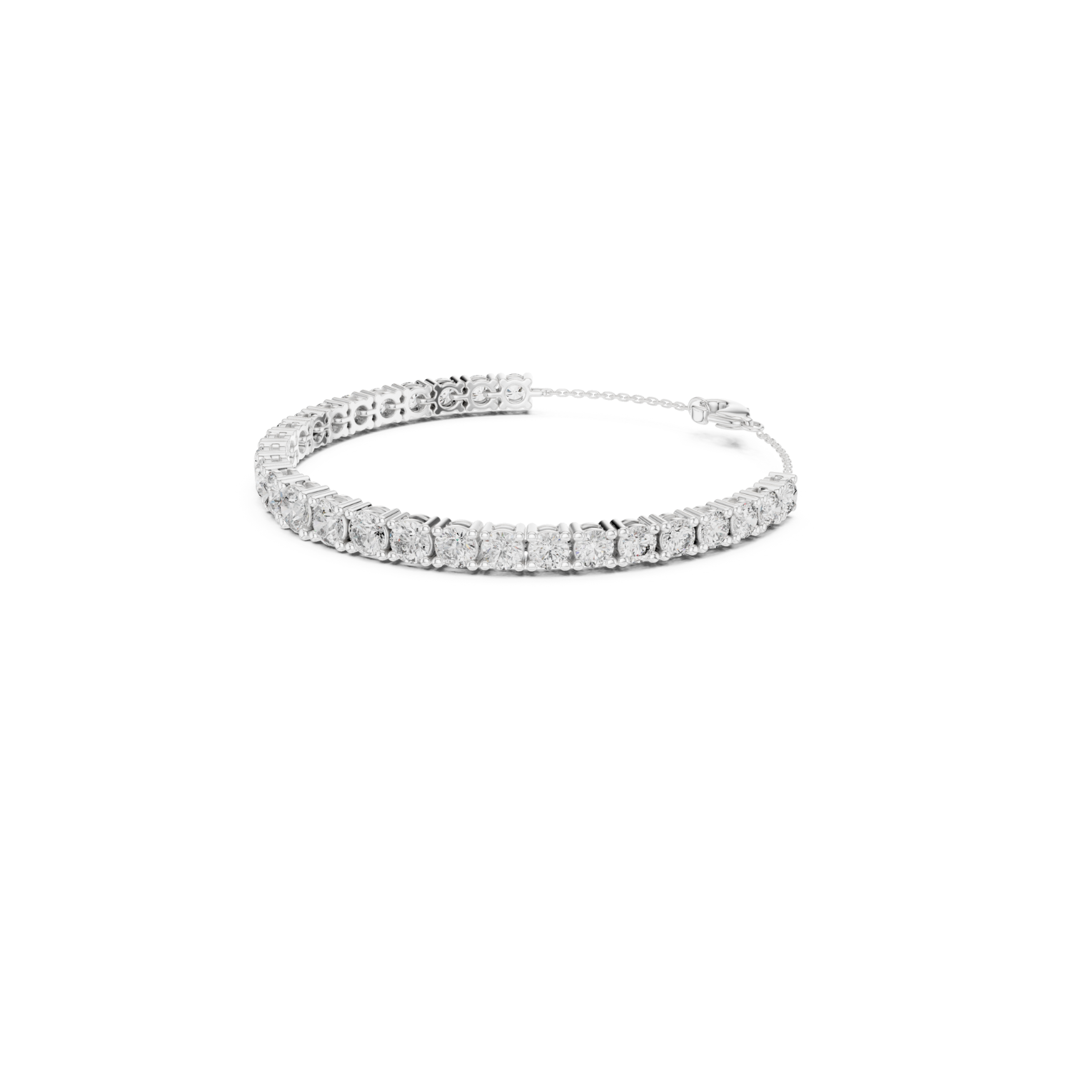 Natural Diamond Tennis Bracelet – 8.06ct H/VS1 Imperial Opulence Collection