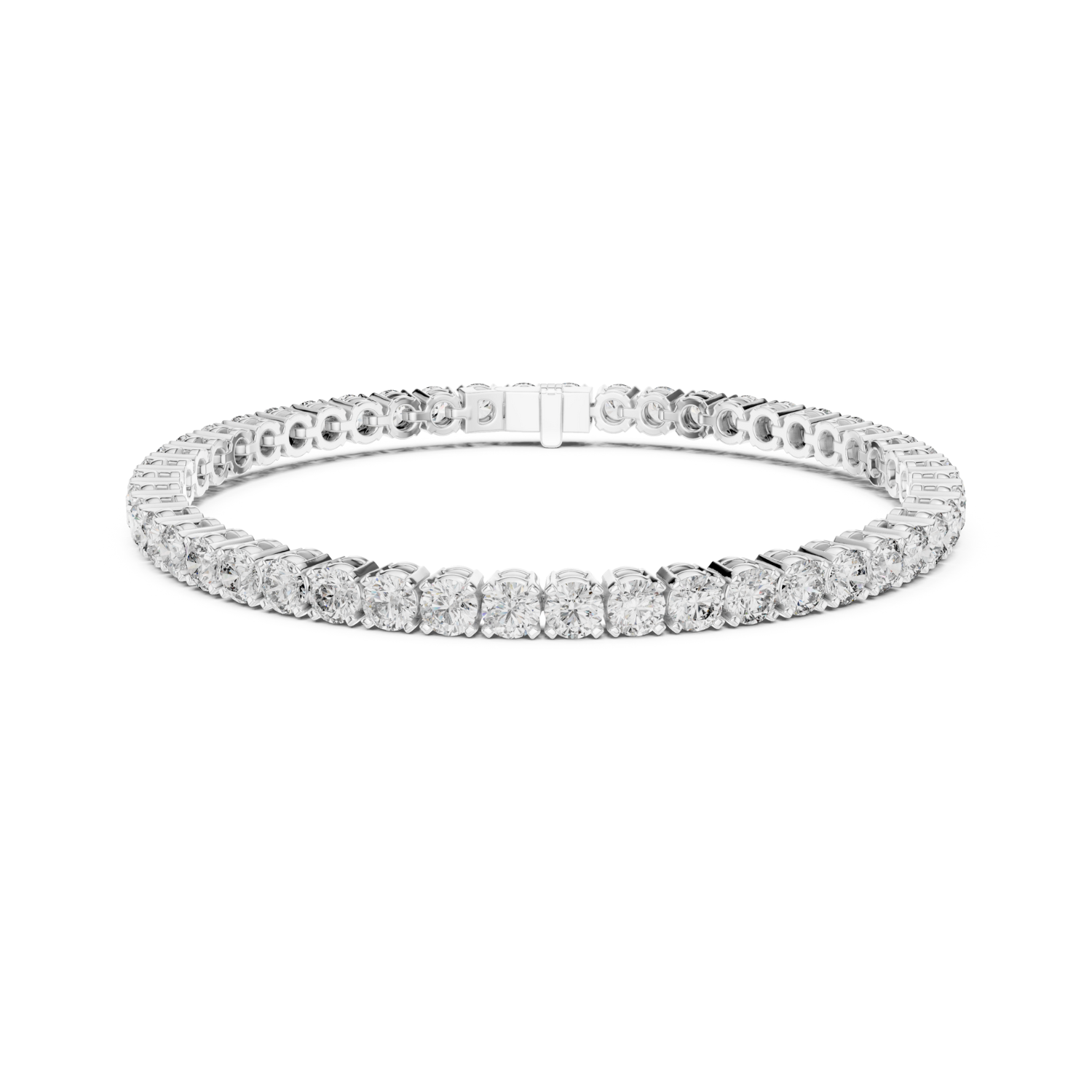 Natural Diamond Tennis Bracelet – 7.008ct GH/SI Exclusive Heritage Luxe