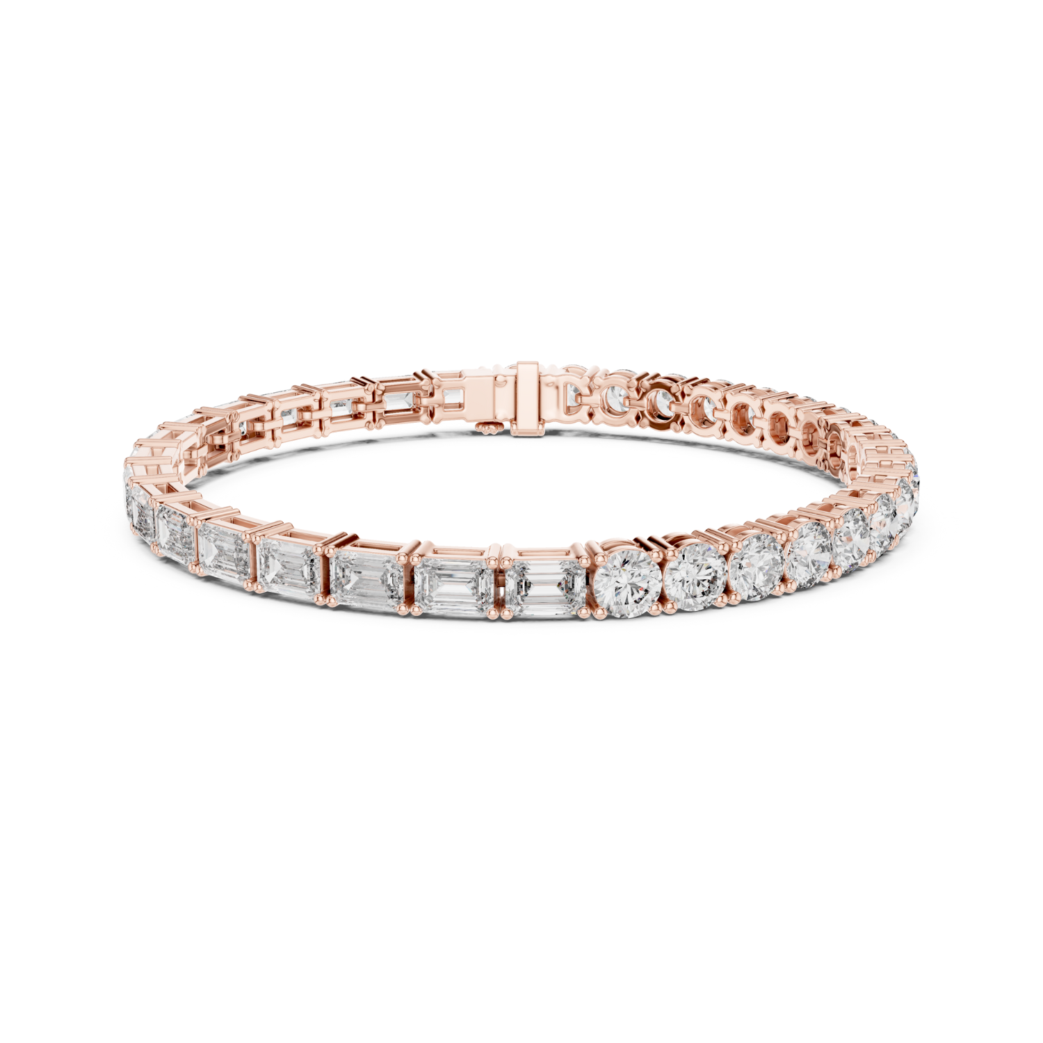 Natural Diamond Tennis Bracelet –12.60ct J/VS2 Opulent Crown Luxe Edition