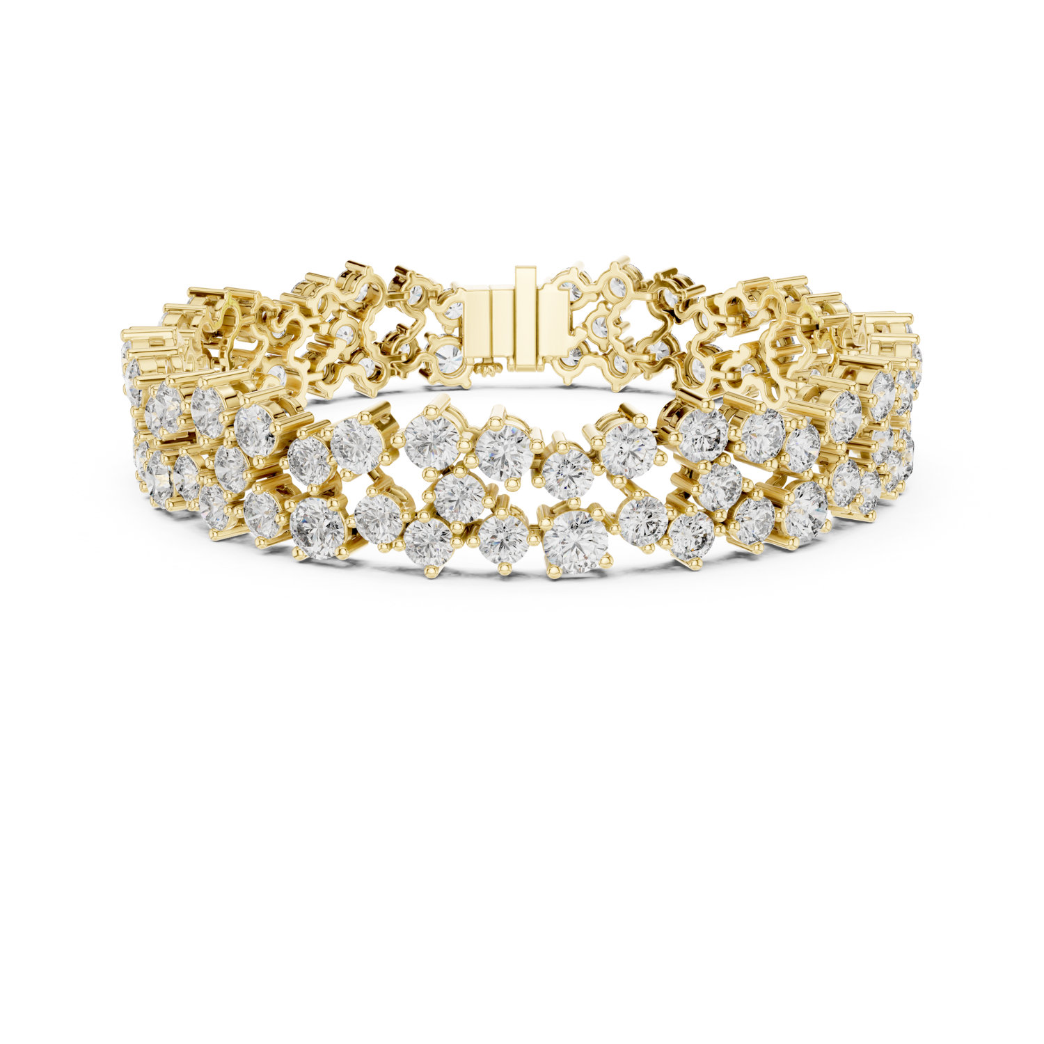 Natural Diamond Tennis Bracelet –14.45ct I/VS1 Ultimate Prestige Luxe Edition