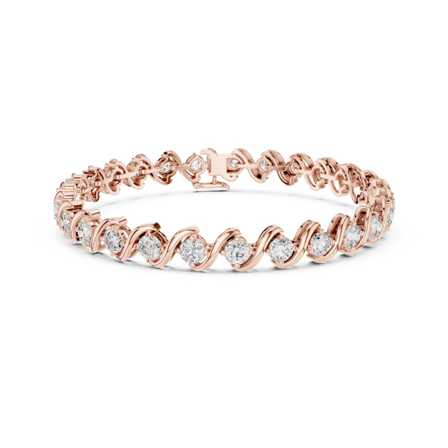 Natural Diamond Tennis Bracelet – 6.45ct H/SI1 Exclusive Heritage Luxe