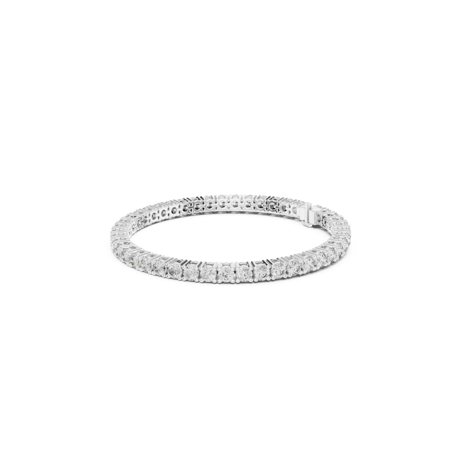 Natural Diamond Tennis Bracelet – 7.42ct GH/VS Timeless Grandeur Prestige Edition