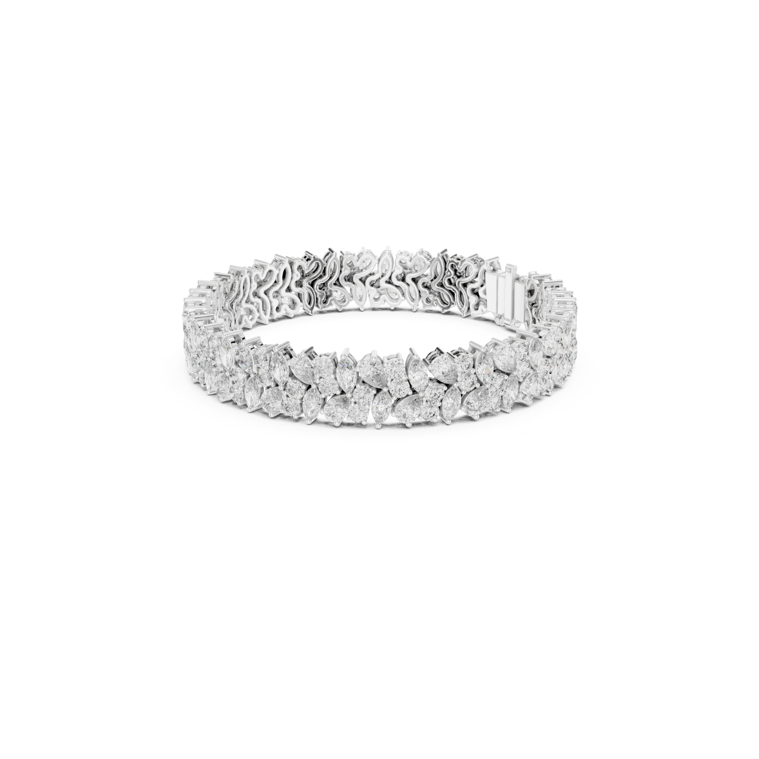 Natural Diamond Tennis Bracelet – 13.50ct GH/VS Regal Aura Heritage Collection