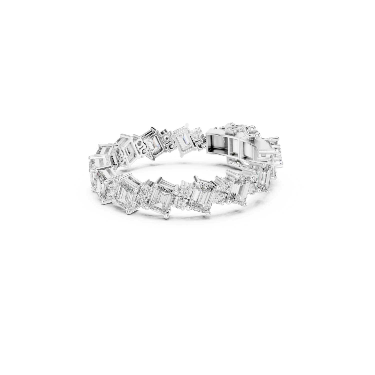 Natural Diamond Tennis Bracelet – 27.43ct J/SI1 Noble Grace Prestige Series