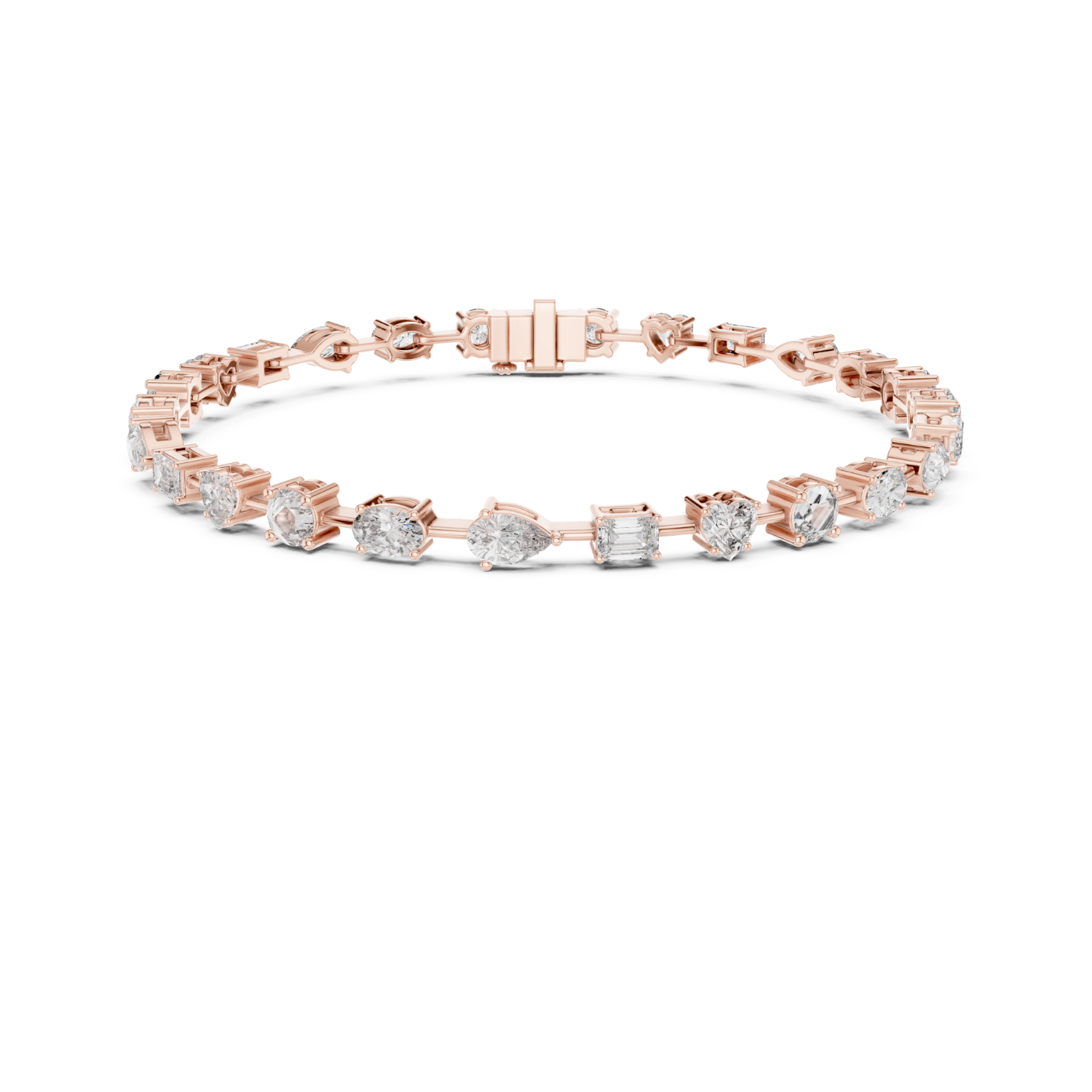 Natural Diamond Tennis Bracelet – 3.99ct GH/VS Supreme Royal Luxe