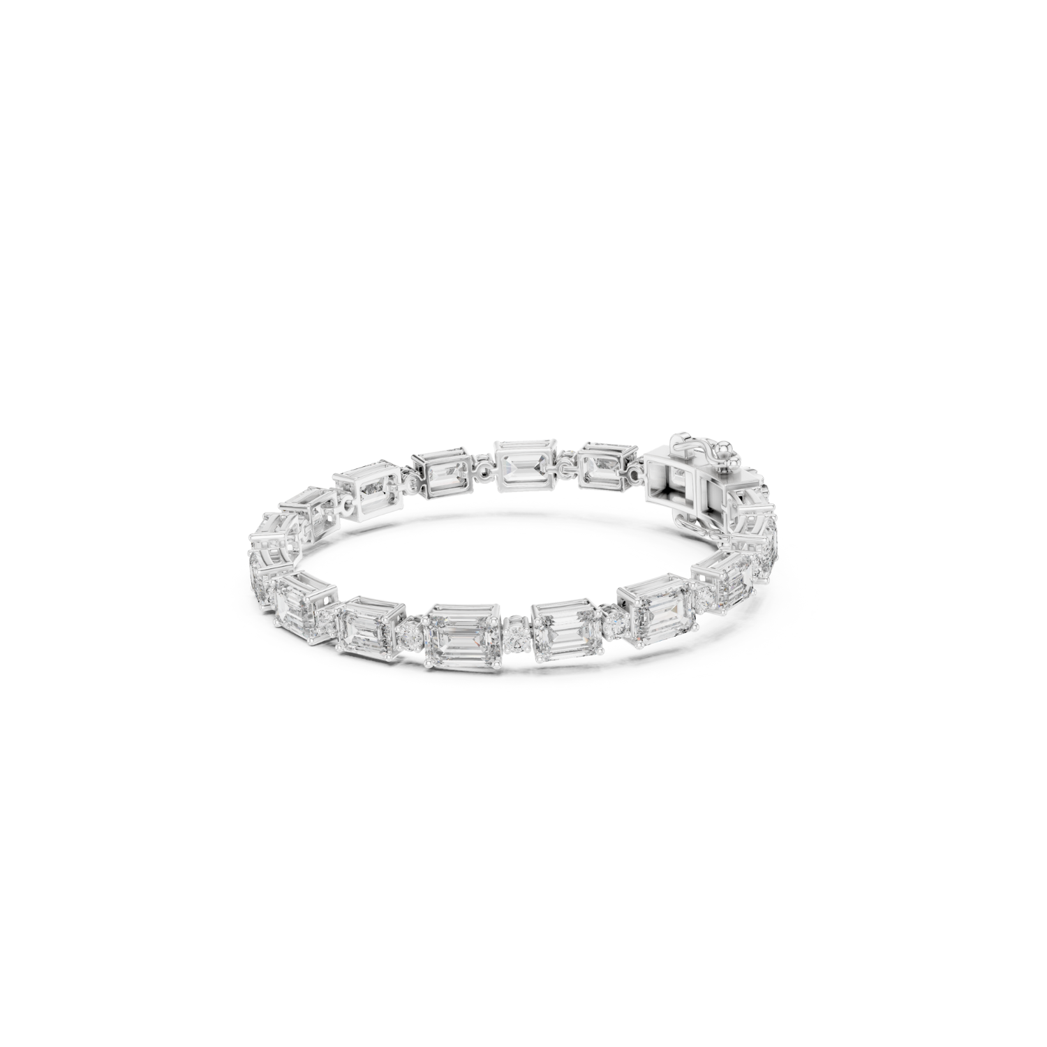 Natural Diamond Tennis Bracelet – 11.34ct H/VS1 Regal Crown Opulence Collection