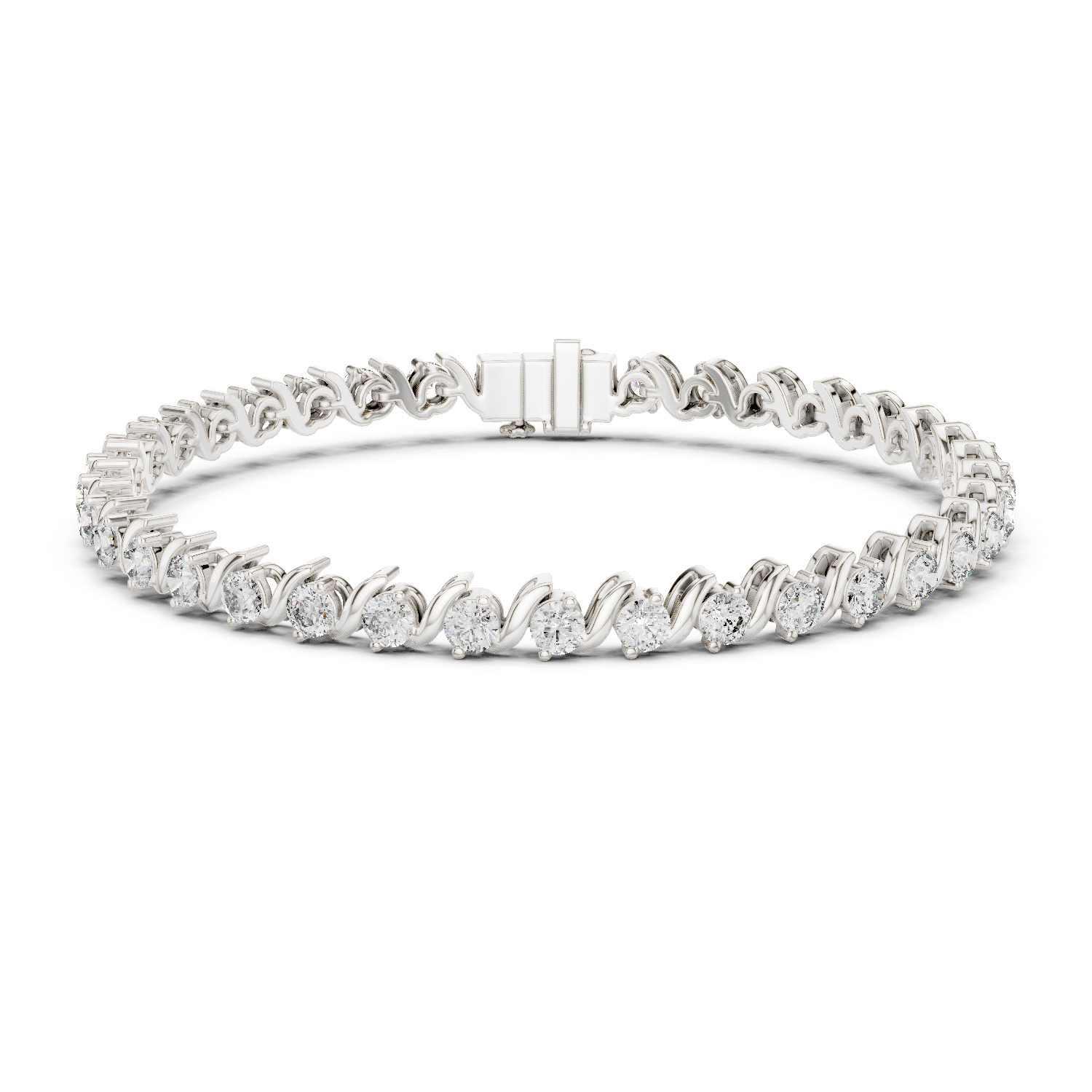 Natural Diamond Tennis Bracelet – 3.60ct EF/VS Opulent Luxe Collection