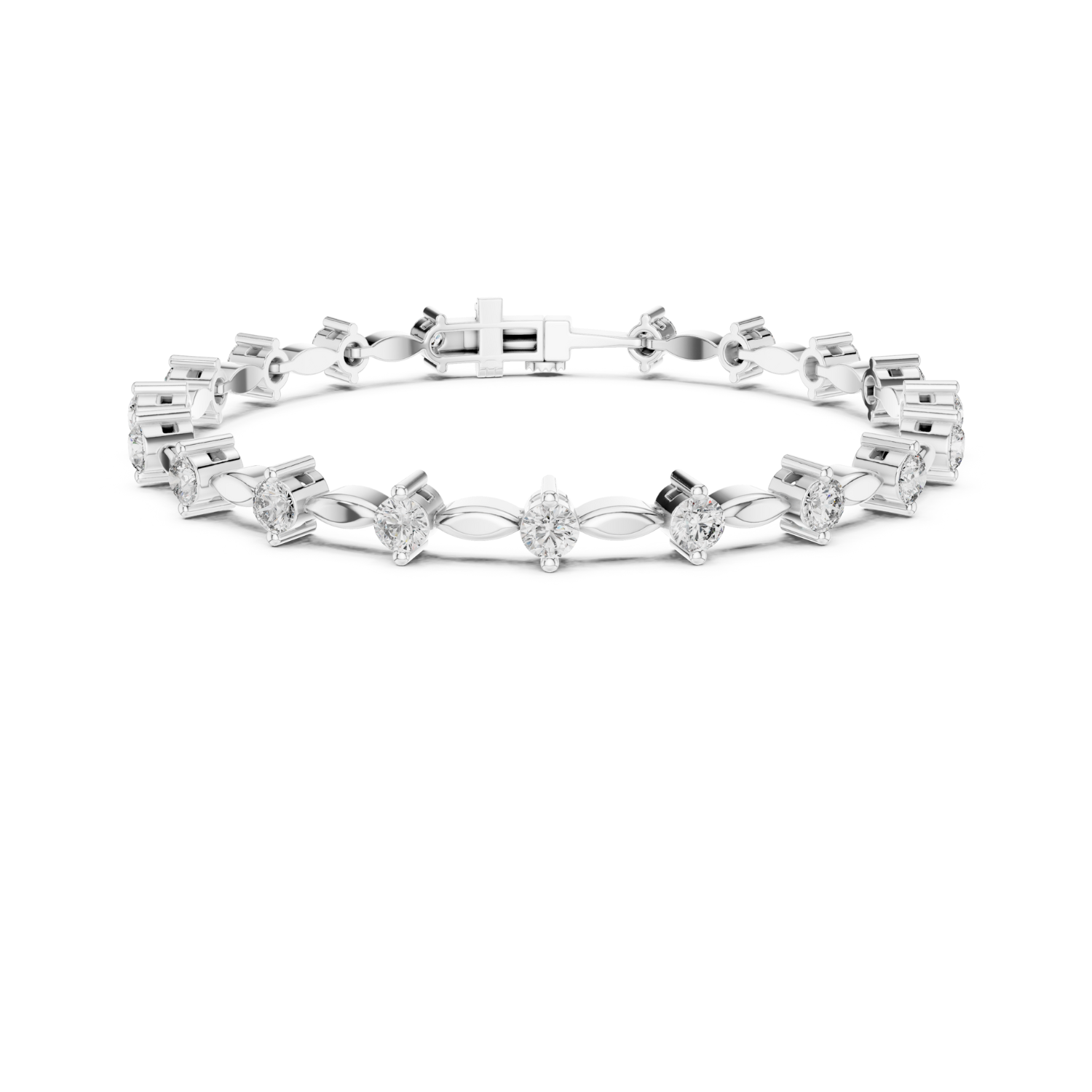 Natural Diamond Tennis Bracelet – 2.09ct EF/VS Elite Heritage Collection