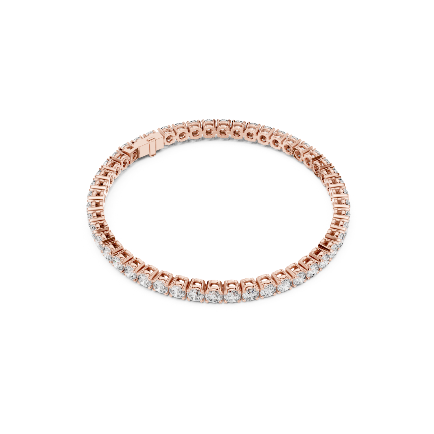 Natural Diamond Tennis Bracelet – 7.008ct GH/SI Exclusive Heritage Luxe