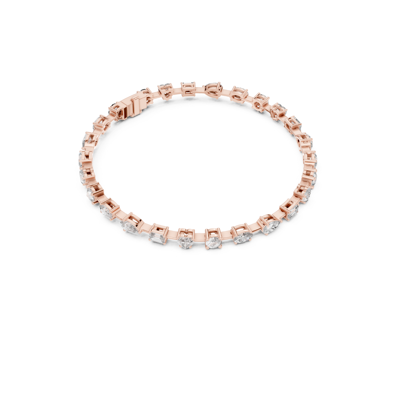 Natural Diamond Tennis Bracelet – 3.99ct GH/VS Supreme Royal Luxe