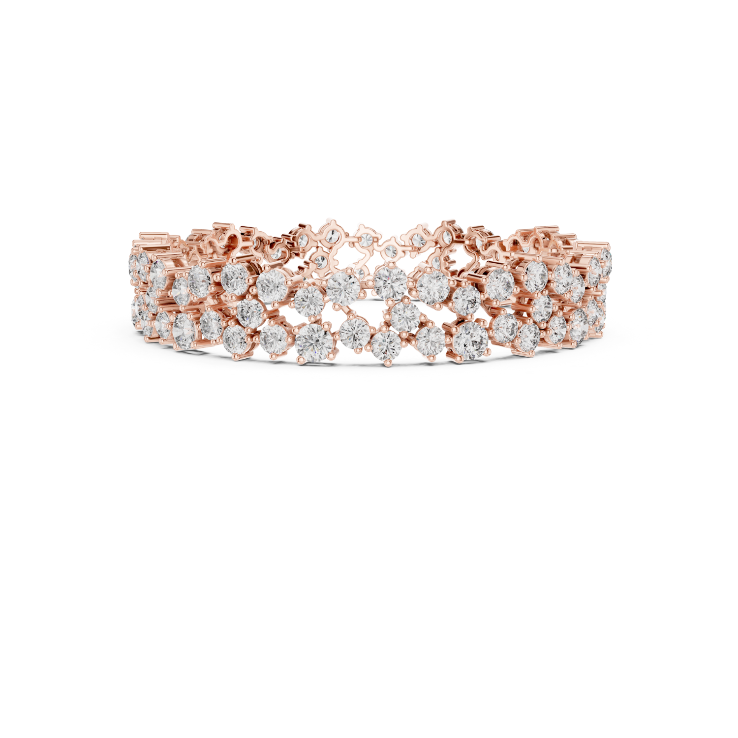 Natural Diamond Tennis Bracelet –14.45ct I/VS1 Ultimate Prestige Luxe Edition