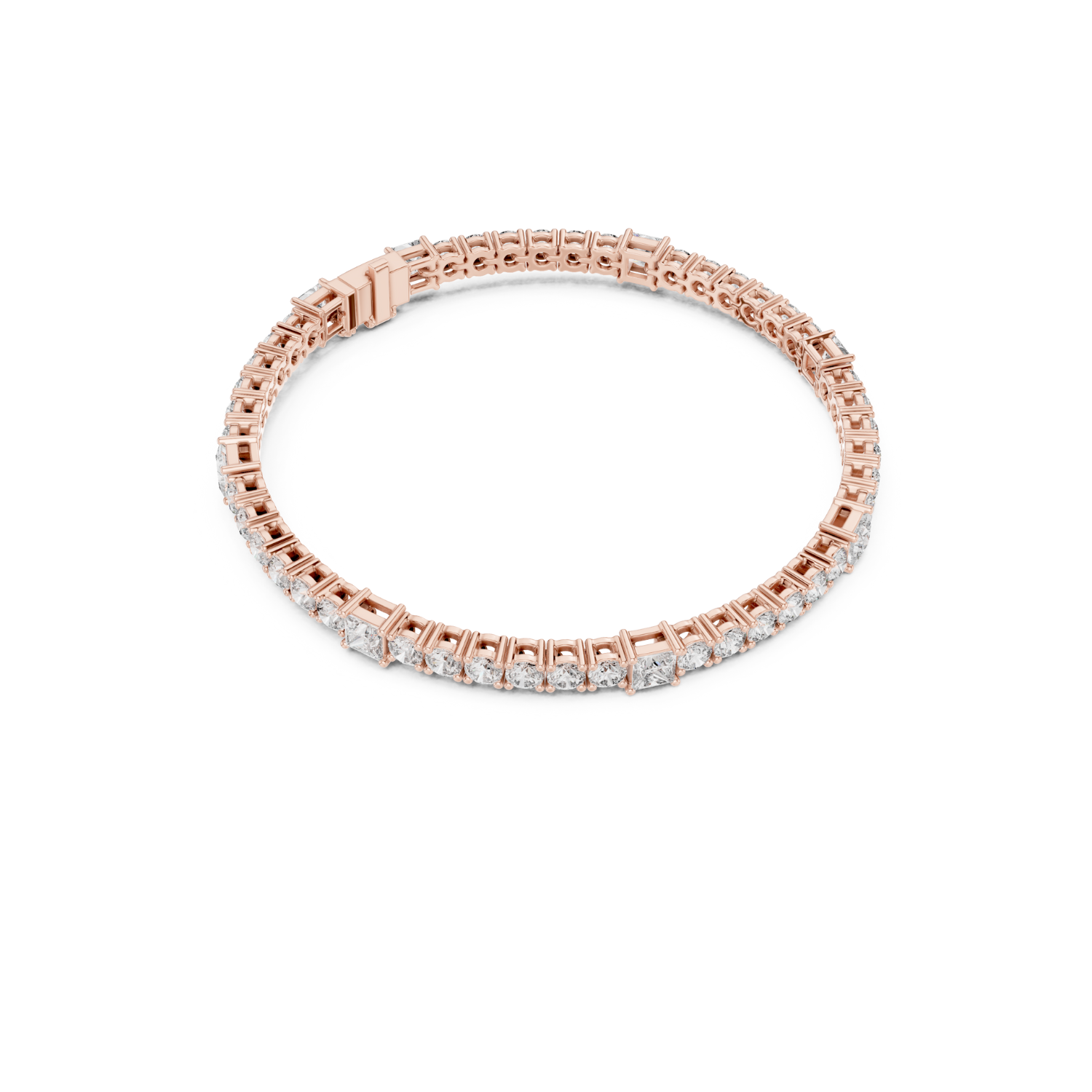 Natural Diamond Tennis Bracelet – 6.62ct H/VS1 Supreme Classic Luxe