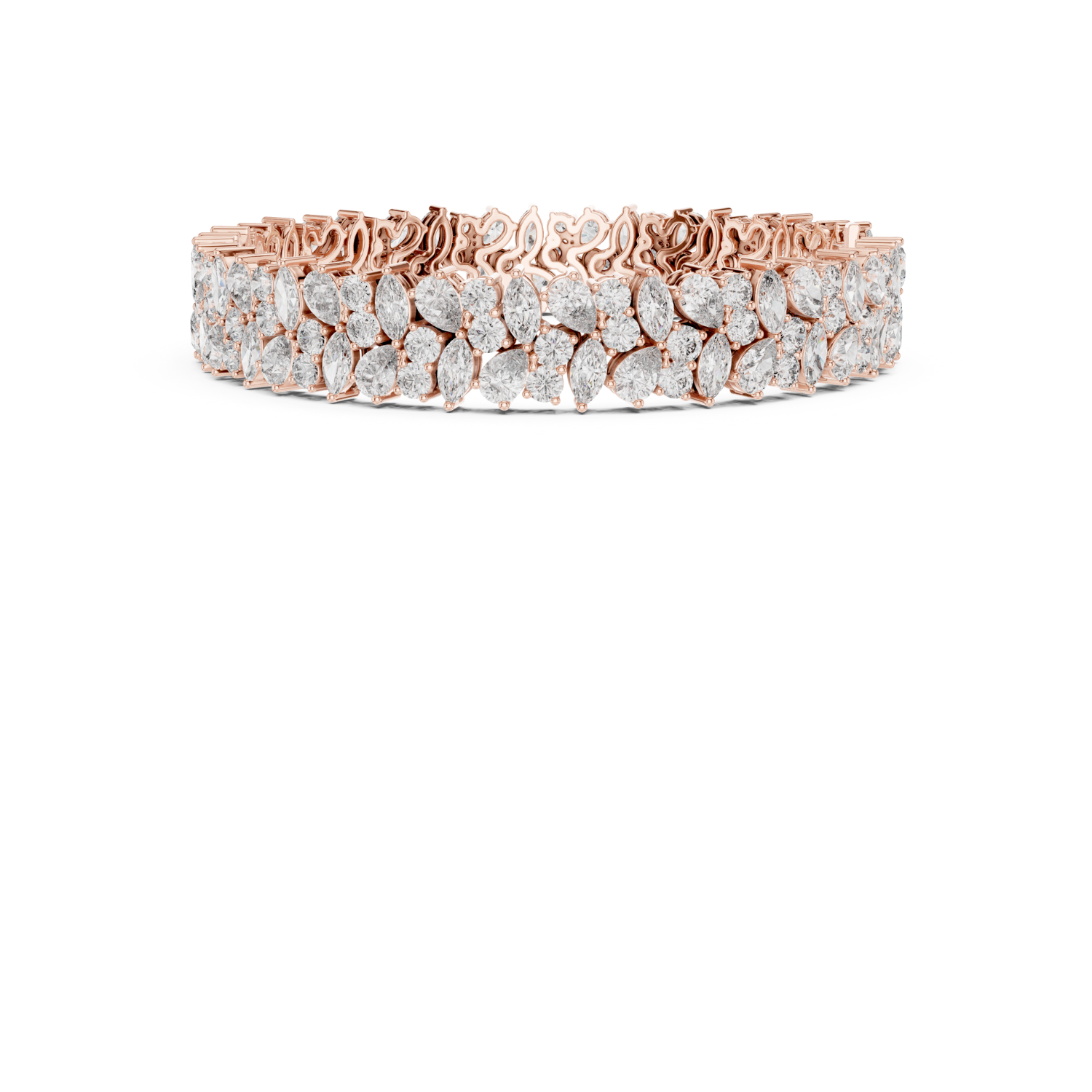 Natural Diamond Tennis Bracelet – 13.50ct GH/VS Regal Aura Heritage Collection