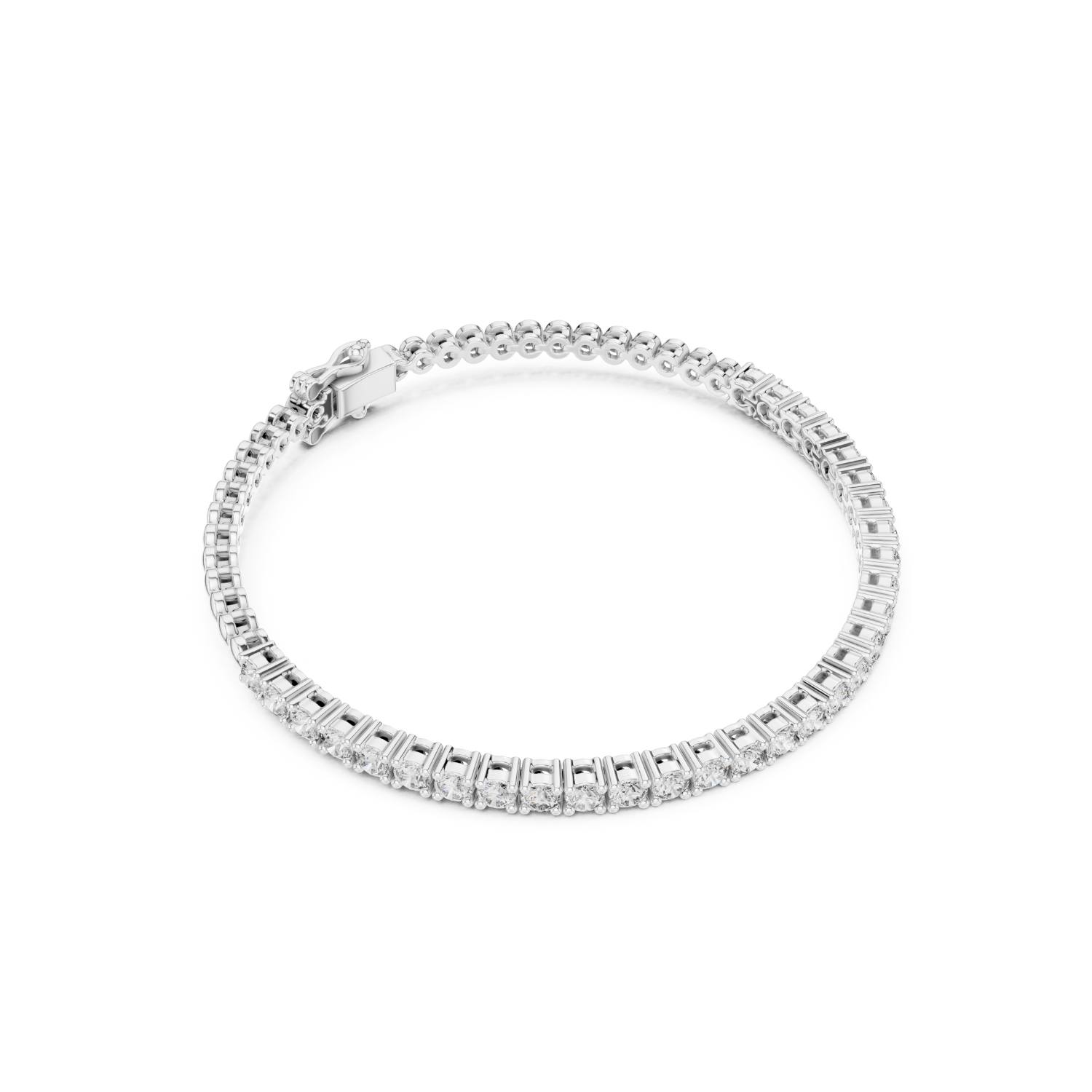 Natural Diamond Tennis Bracelet – 1.95ct EF/VS Timeless Elite Series