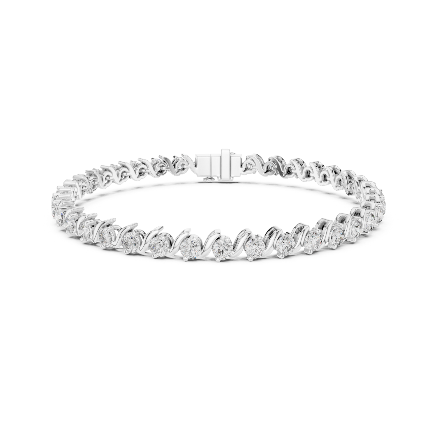 Natural Diamond Tennis Bracelet – 3.60ct EF/VS Opulent Luxe Collection