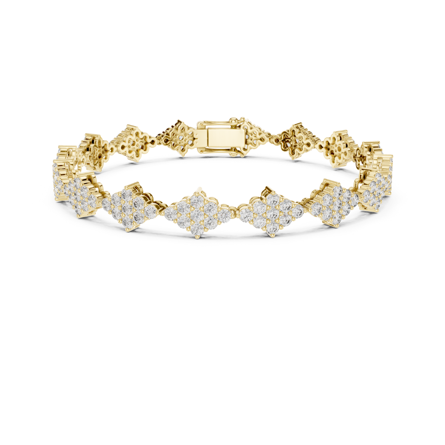 Natural Diamond Tennis Bracelet – 5.76ct GH/VS Majestic Aura Heritage Collection