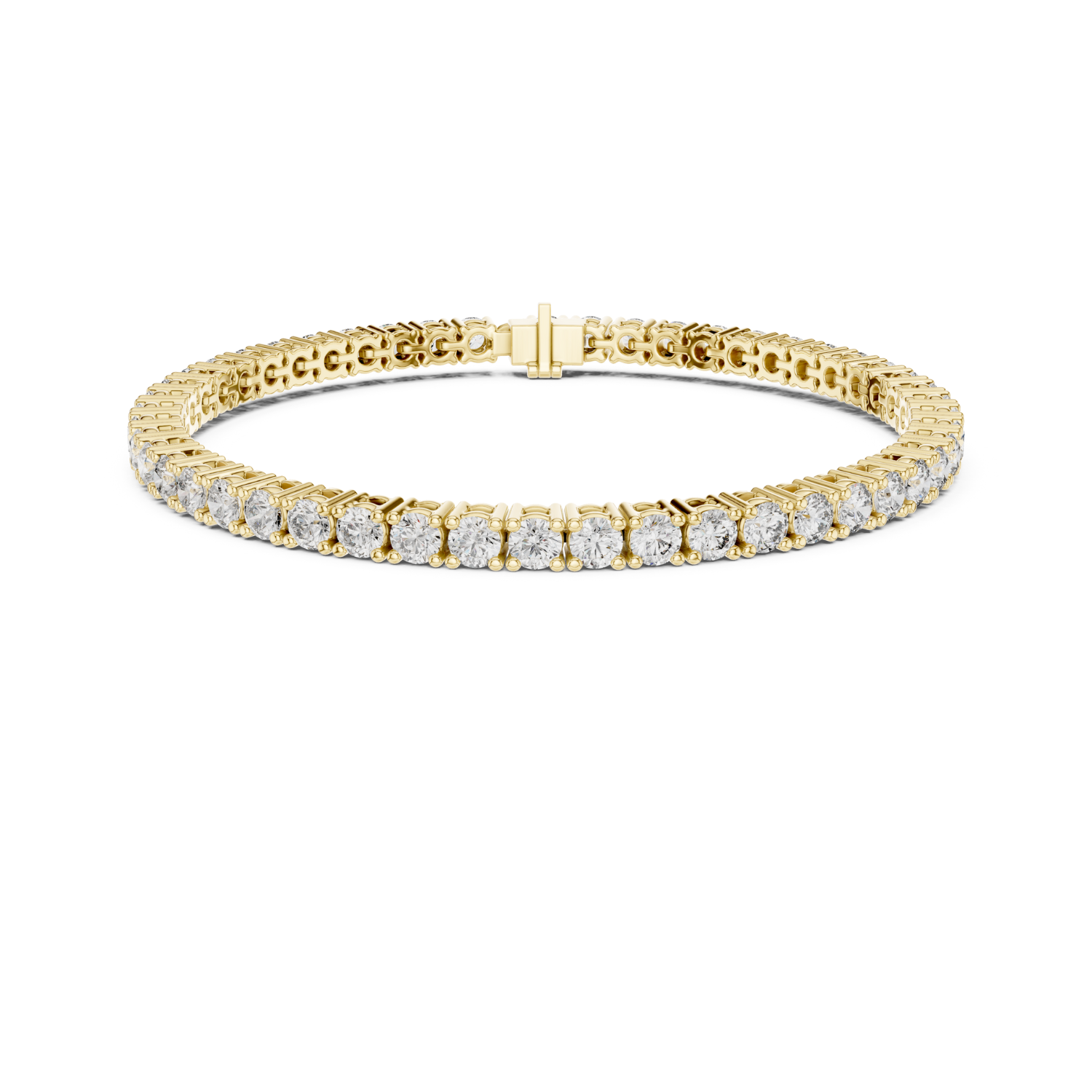 Natural Diamond Tennis Bracelet – 6.37ct GH/SI Royal Opulence Luxe Collection