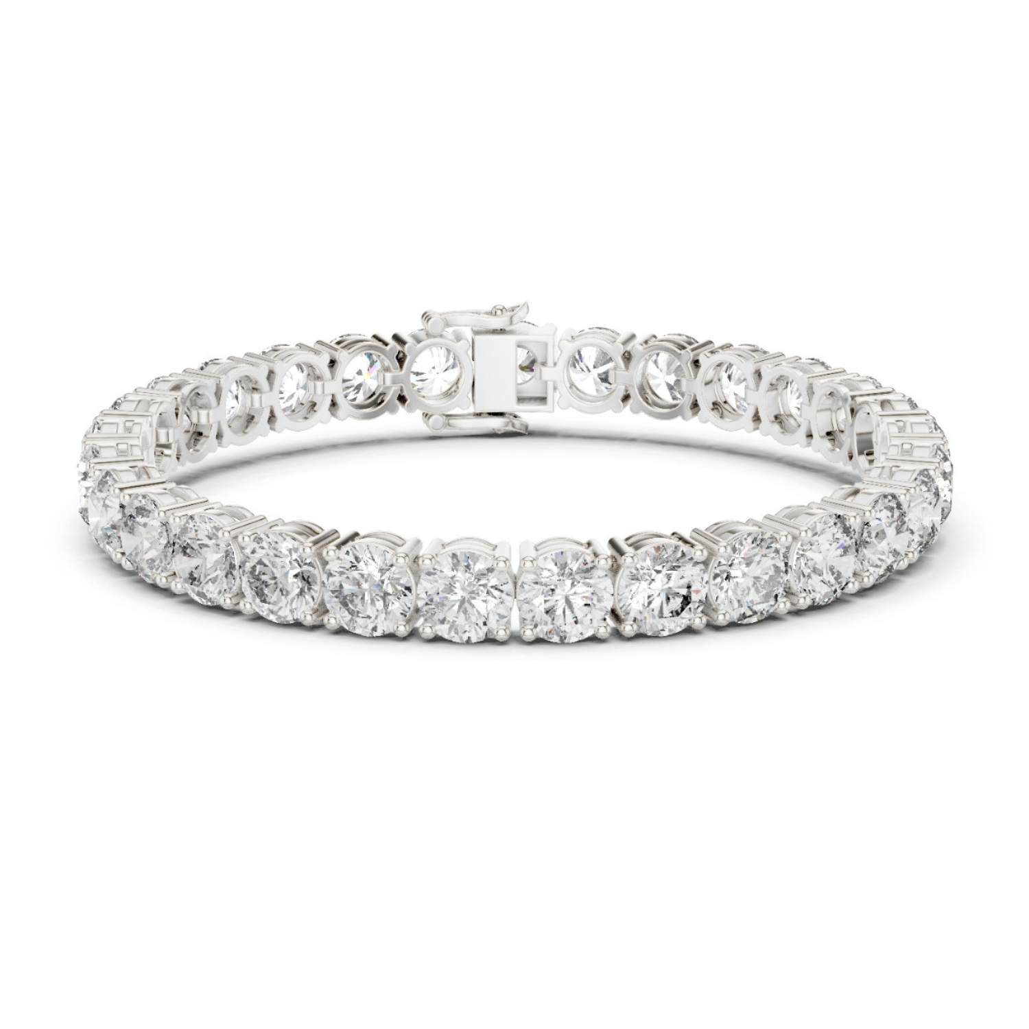 Natural Diamond Tennis Bracelet – 24.65ct I/SI1 Elite Heritage Collection
