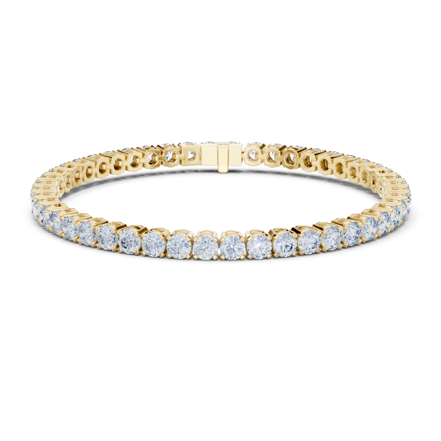 Natural Diamond Tennis Bracelet – 7.008ct GH/SI Exclusive Heritage Luxe