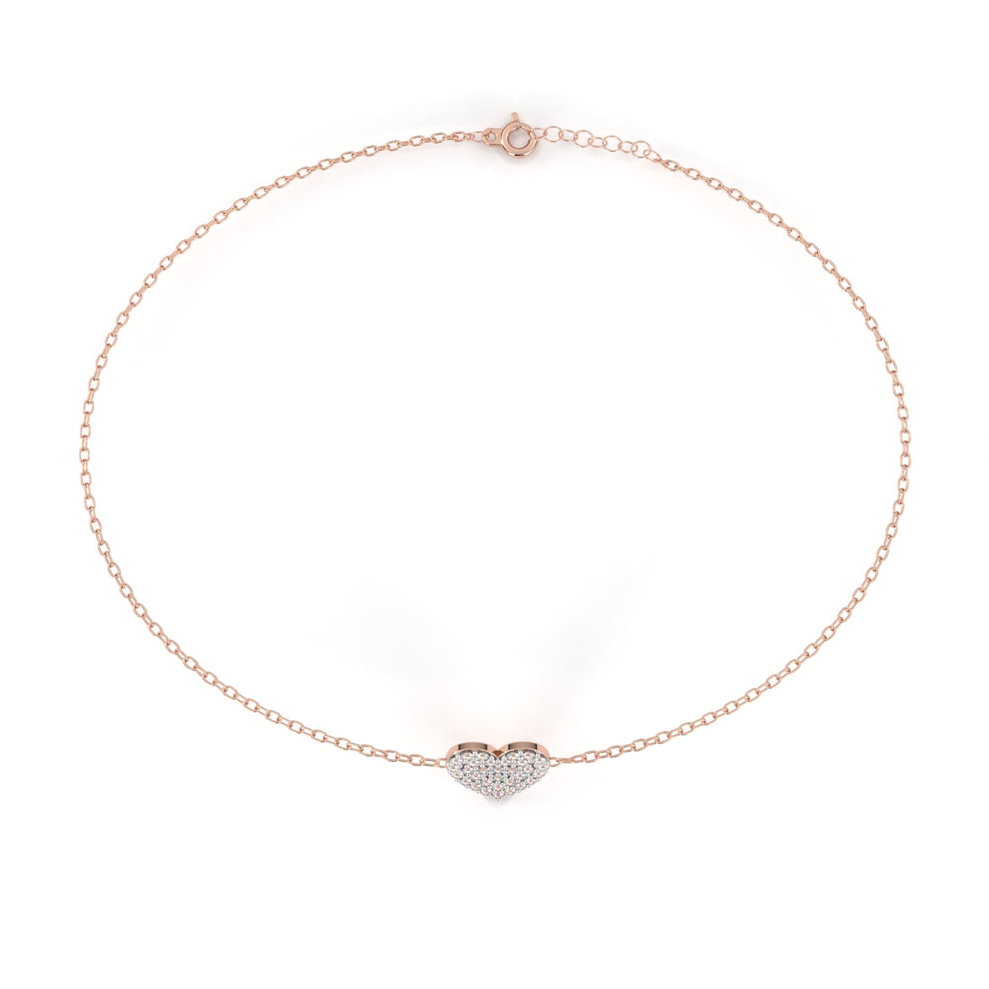 Solitairekart 0.21ct Round Cut Lab Grown Diamond Bracelet