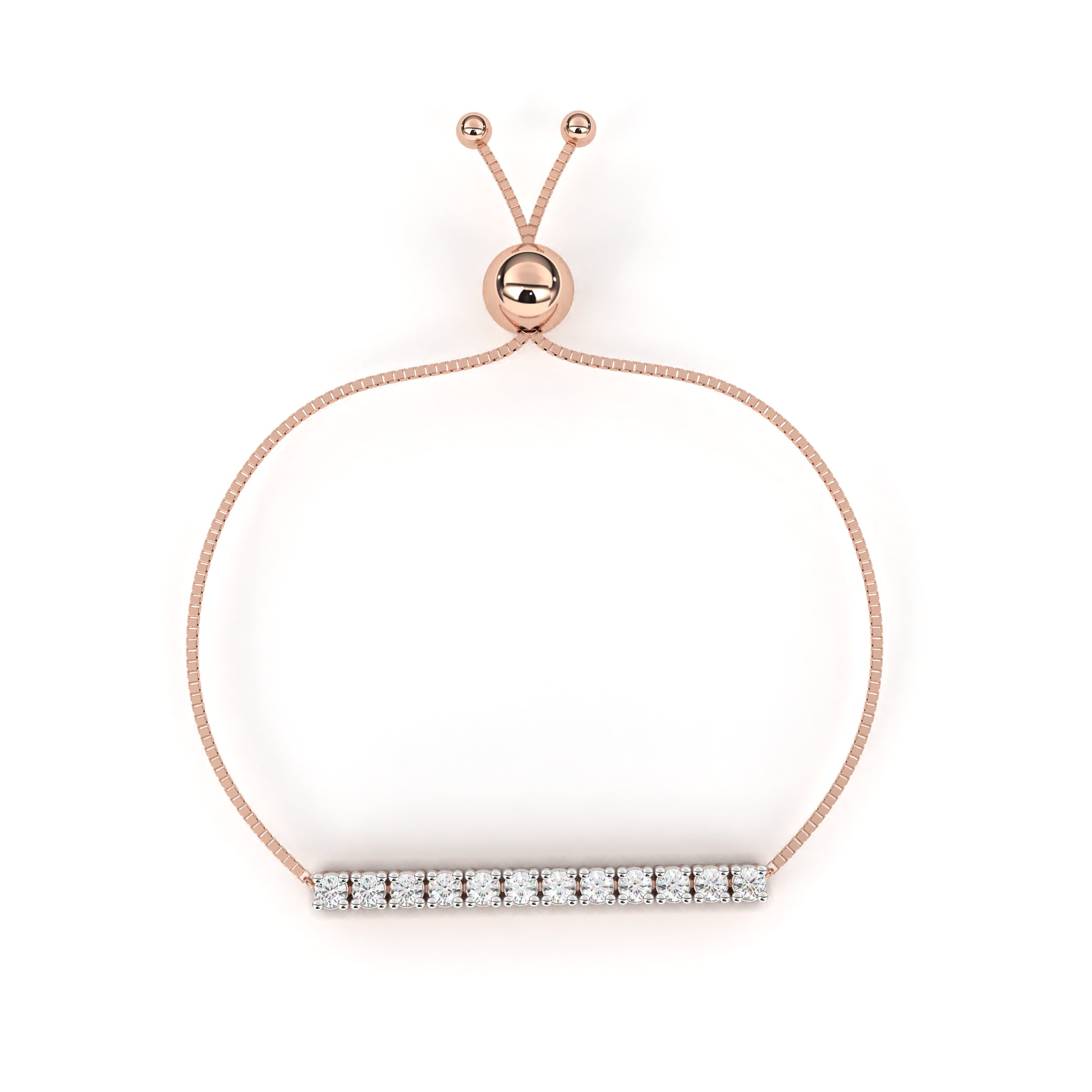 Solitairekart 0.36ct Round Cut Lab Grown Diamond Bracelet