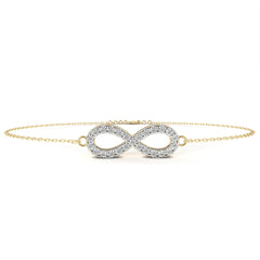 Solitairekart 0.39ct Round Cut Lab Grown Diamond Bracelet