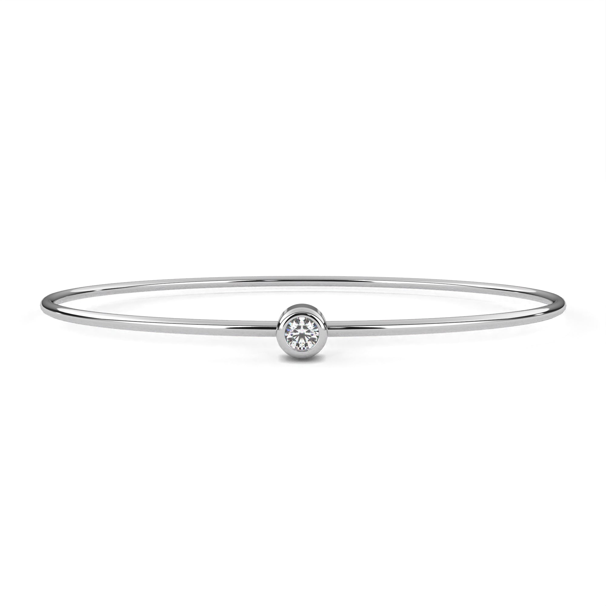 Solitairekart 0.09ct Round Cut Natural Diamond Bracelet-HI Color. VS-SI Clarity