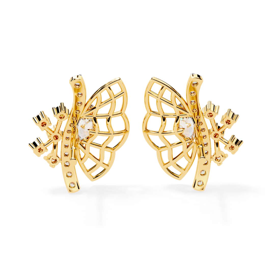 0.37ct Marquise Diamond Earrings | Solitairekart