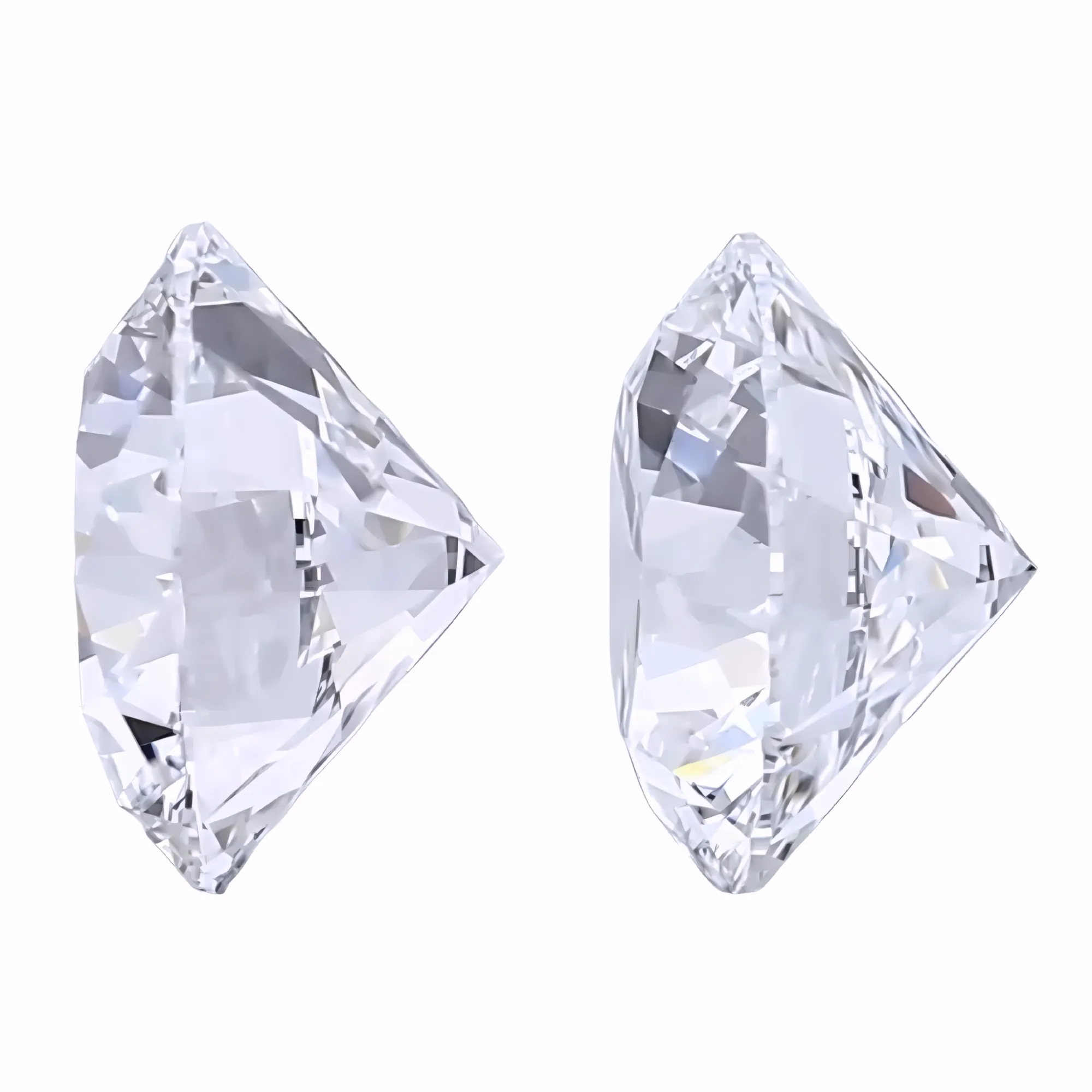 Solitairekart 1+1 Carat D Color, VS1 Clarity Combo Lab Grown Diamond For Studs