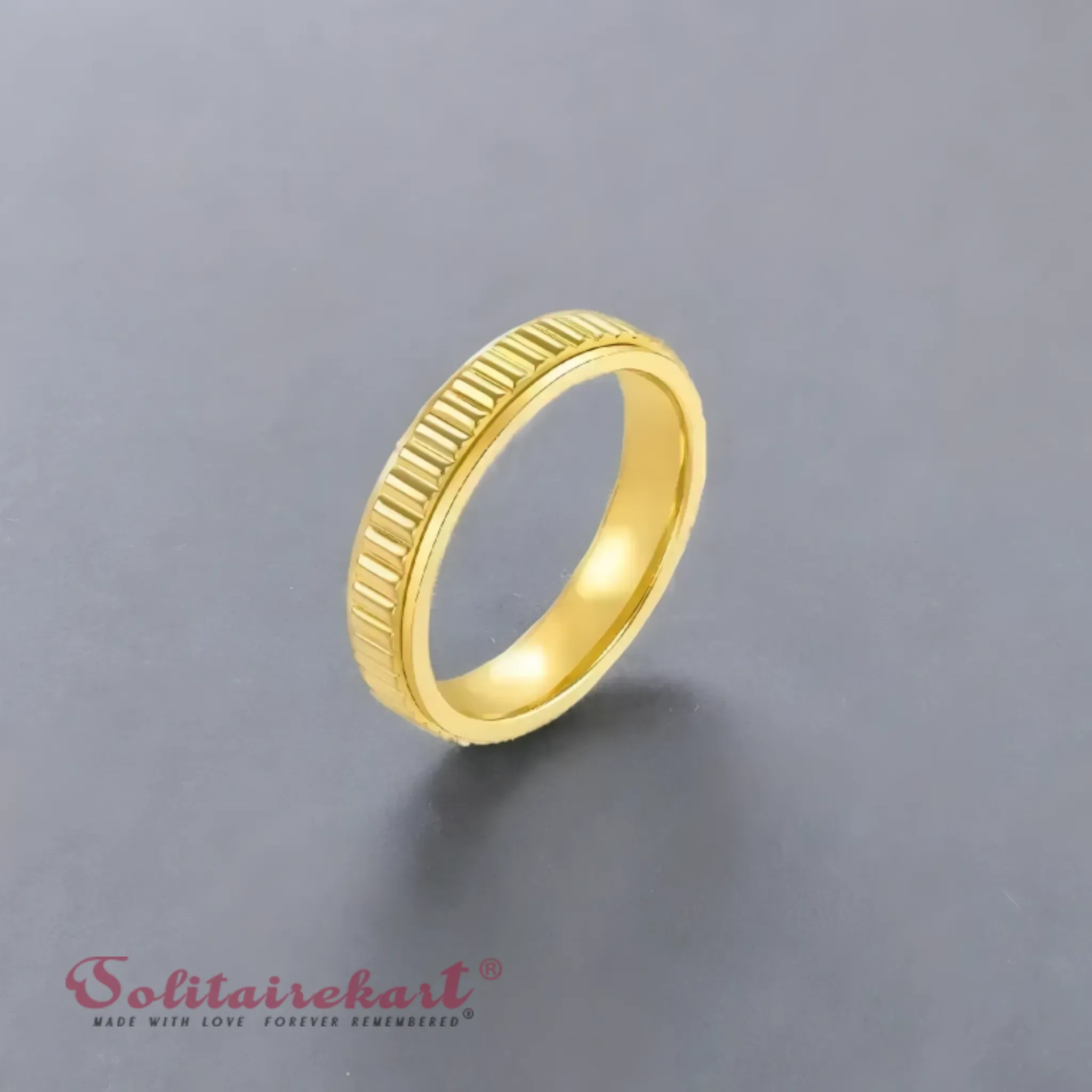 14K 7.11Grams Gold Couple Rings – Elegant Band Design