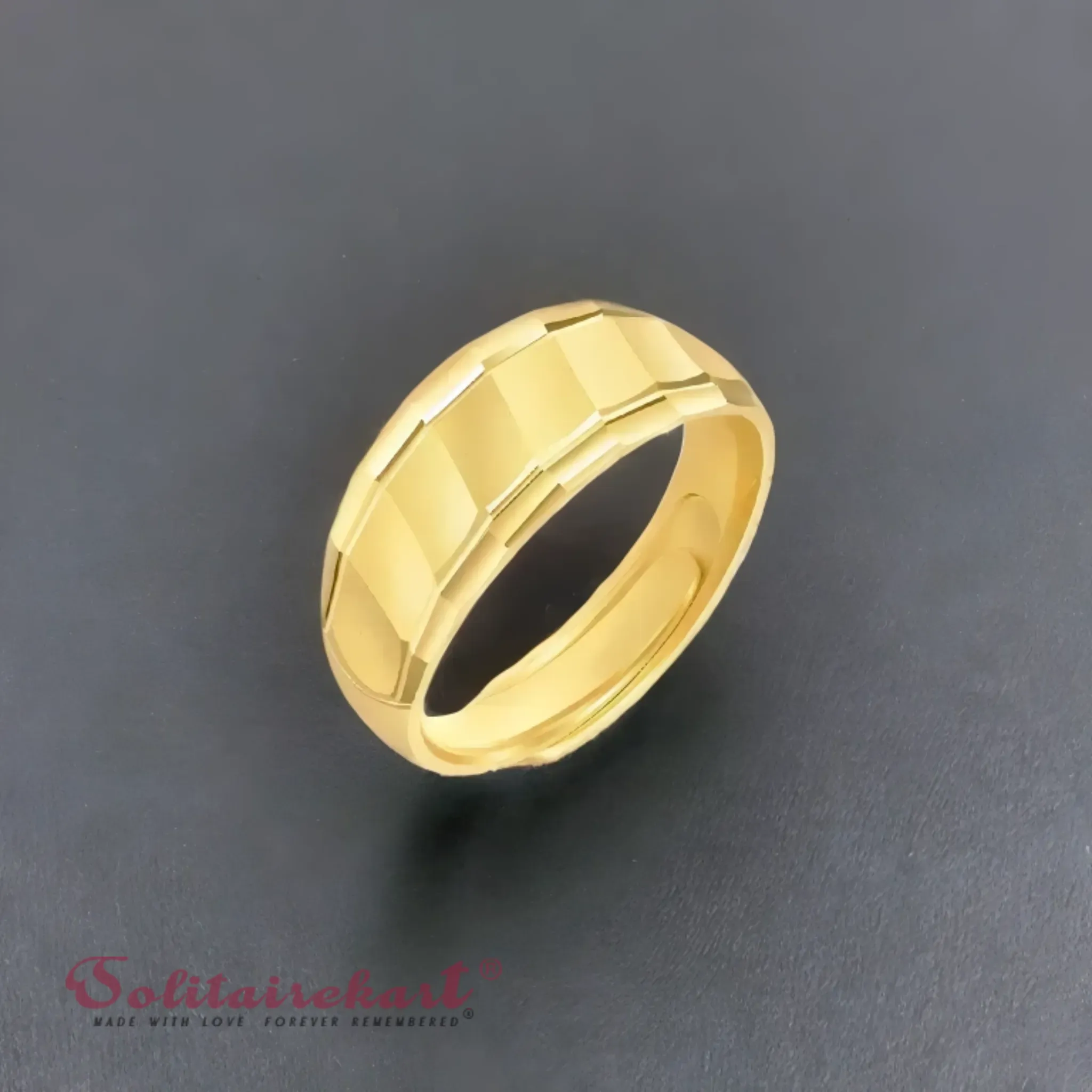 14K 6.92Grams Gold Couple Rings – Elegant Band Design