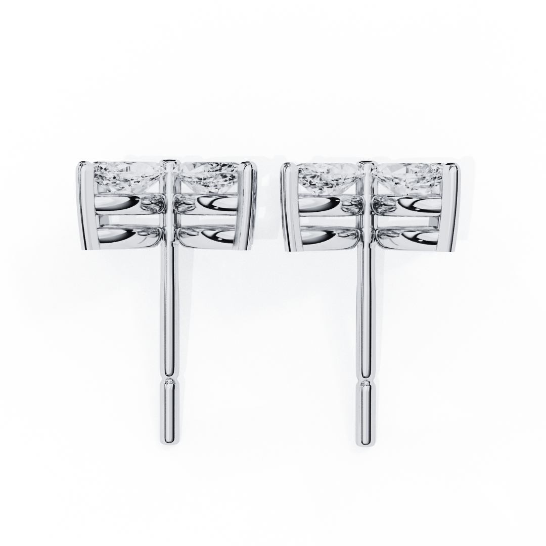 0.88ct Marquise Diamond Stud Earrings – Solitairekart