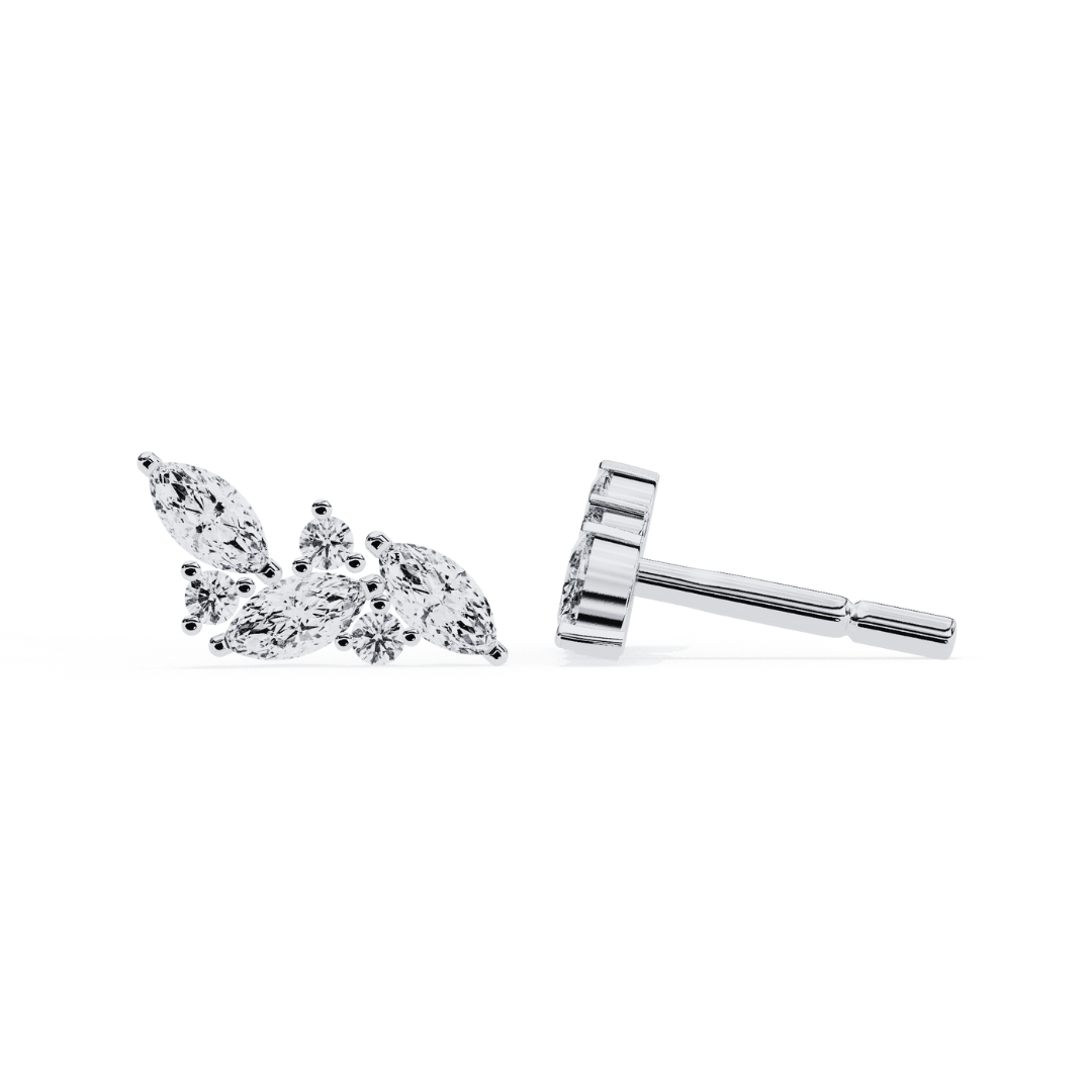 0.35ct Dewdrop Diamond Stud Earrings – Solitairekart