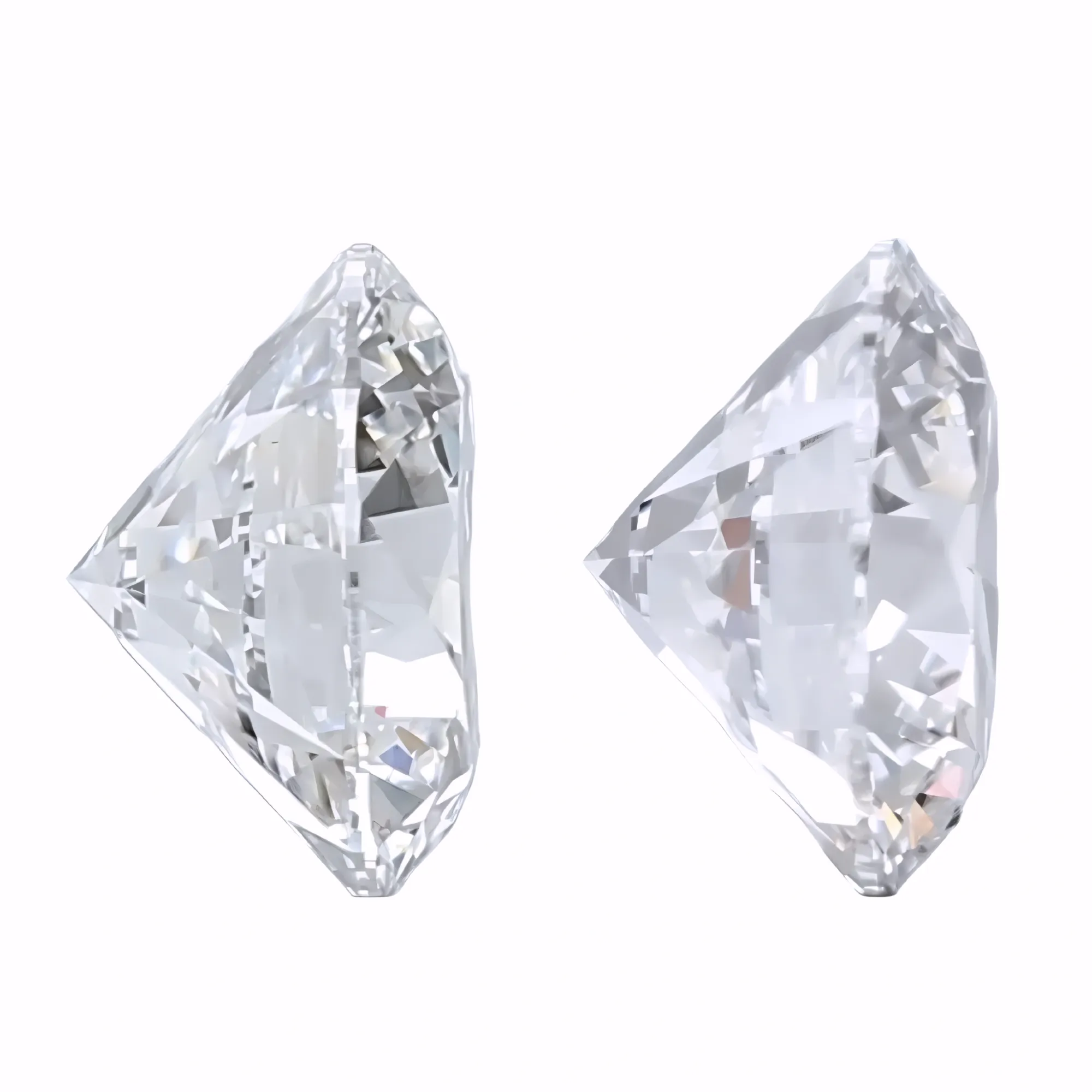 Solitairekart 1+1 Carat D Color, VS1 Clarity Combo Lab Grown Diamond For Studs