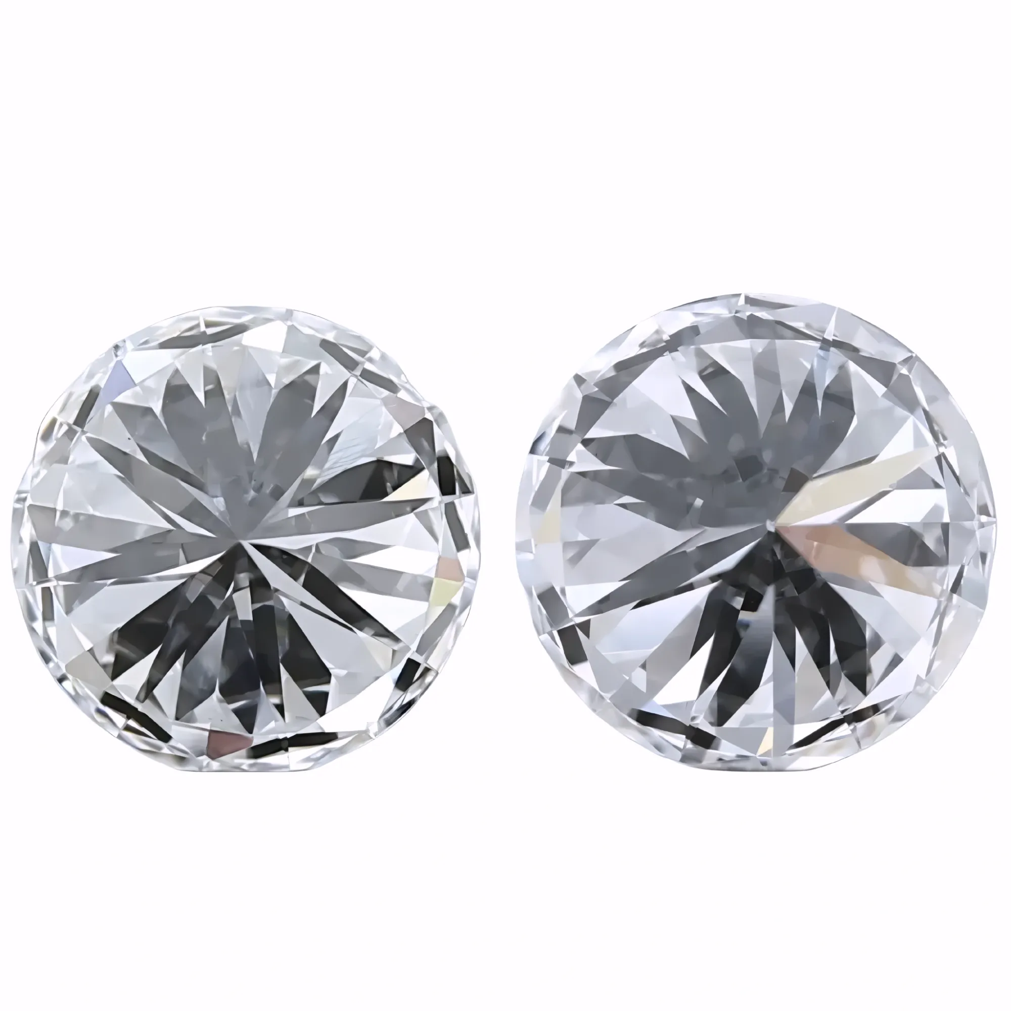 Solitairekart 1+1 Carat D Color, VS1 Clarity Combo Lab Grown Diamond For Studs