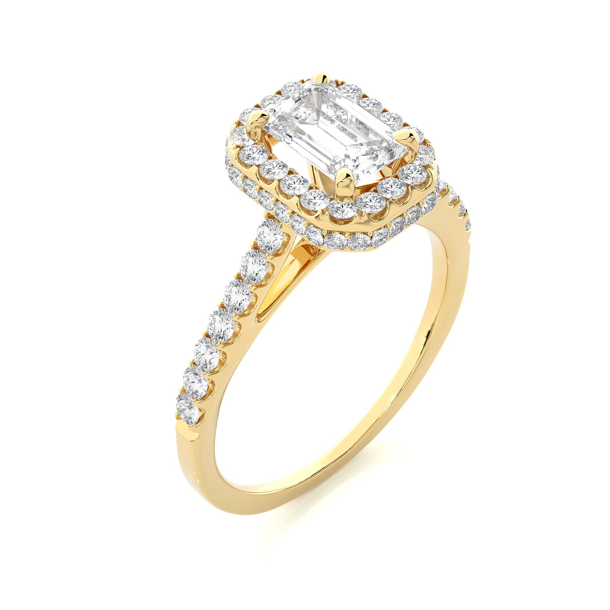 1.44 Carat G Color VS1 Clarity Diamond Studded Natural Diamond Ring.