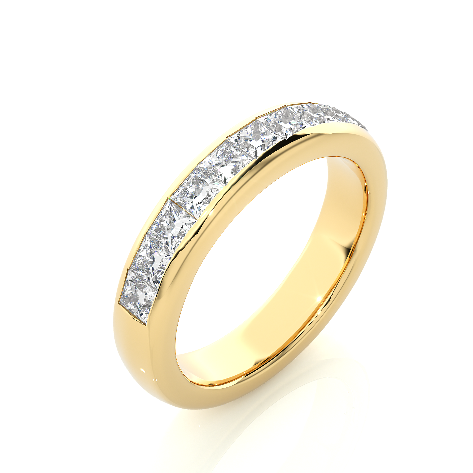 0.55 Carat G Color VS1 Clarity Diamond Studded Natural Diamond Ring.