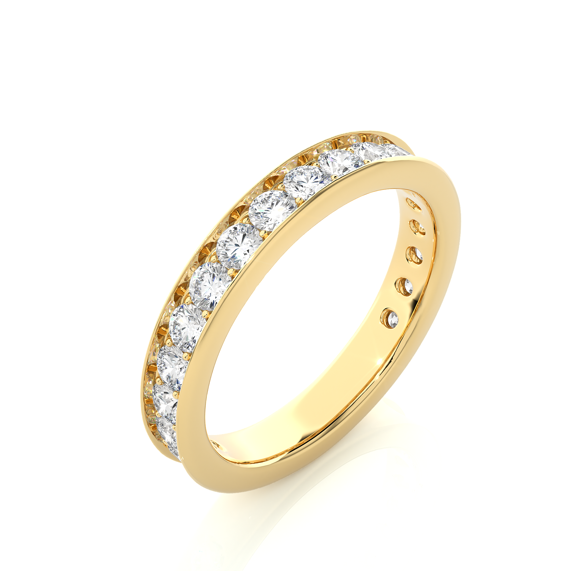 1.12 Carat G Color VS1 Clarity Diamond Studded Natural Diamond Ring.