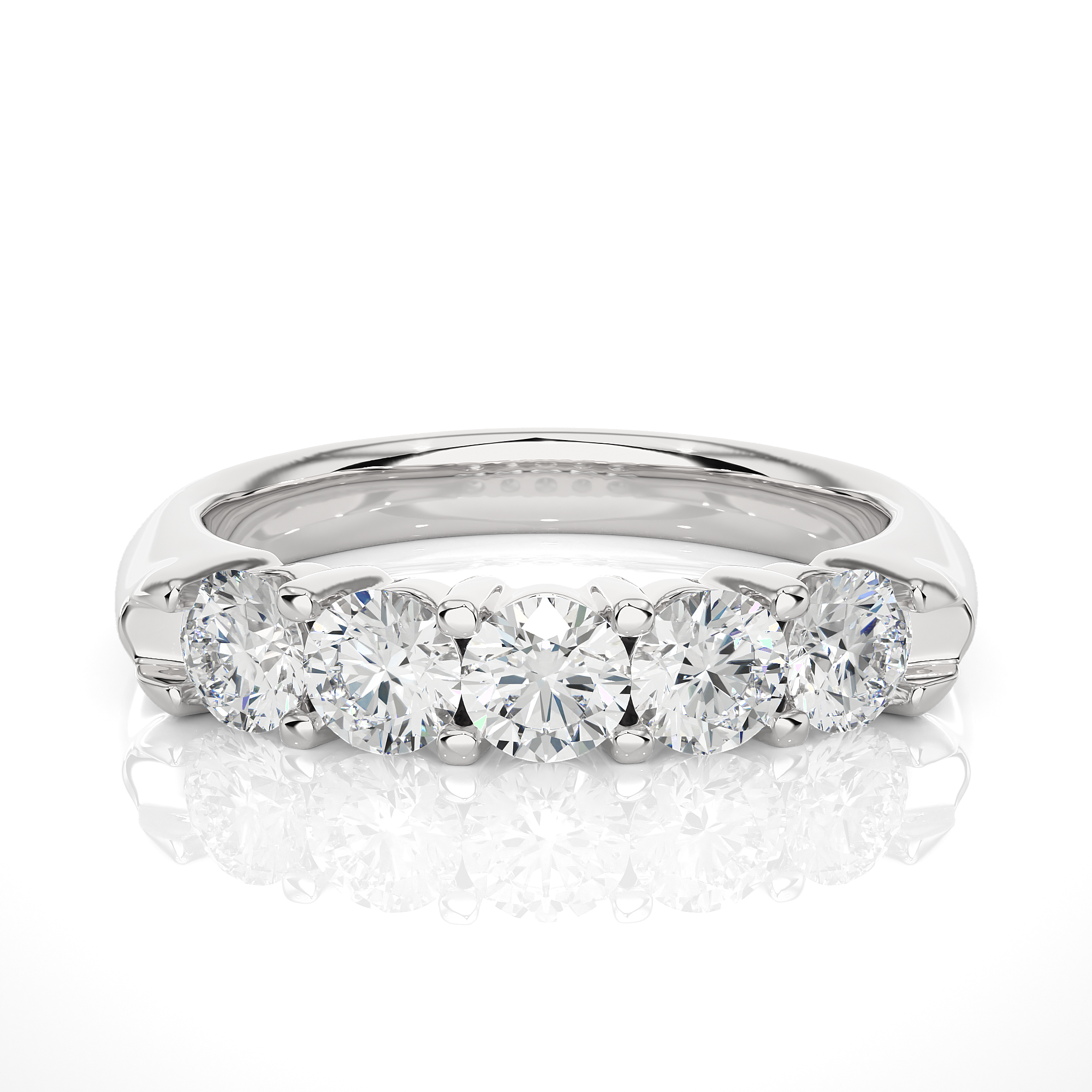 1.11 Carat G Color VS1 Clarity Diamond Studded Natural Diamond Ring.