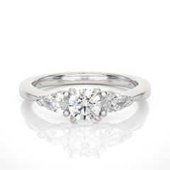 0.99 Carat IJ Color VS1 Clarity Diamond Studded Natural Diamond Ring
